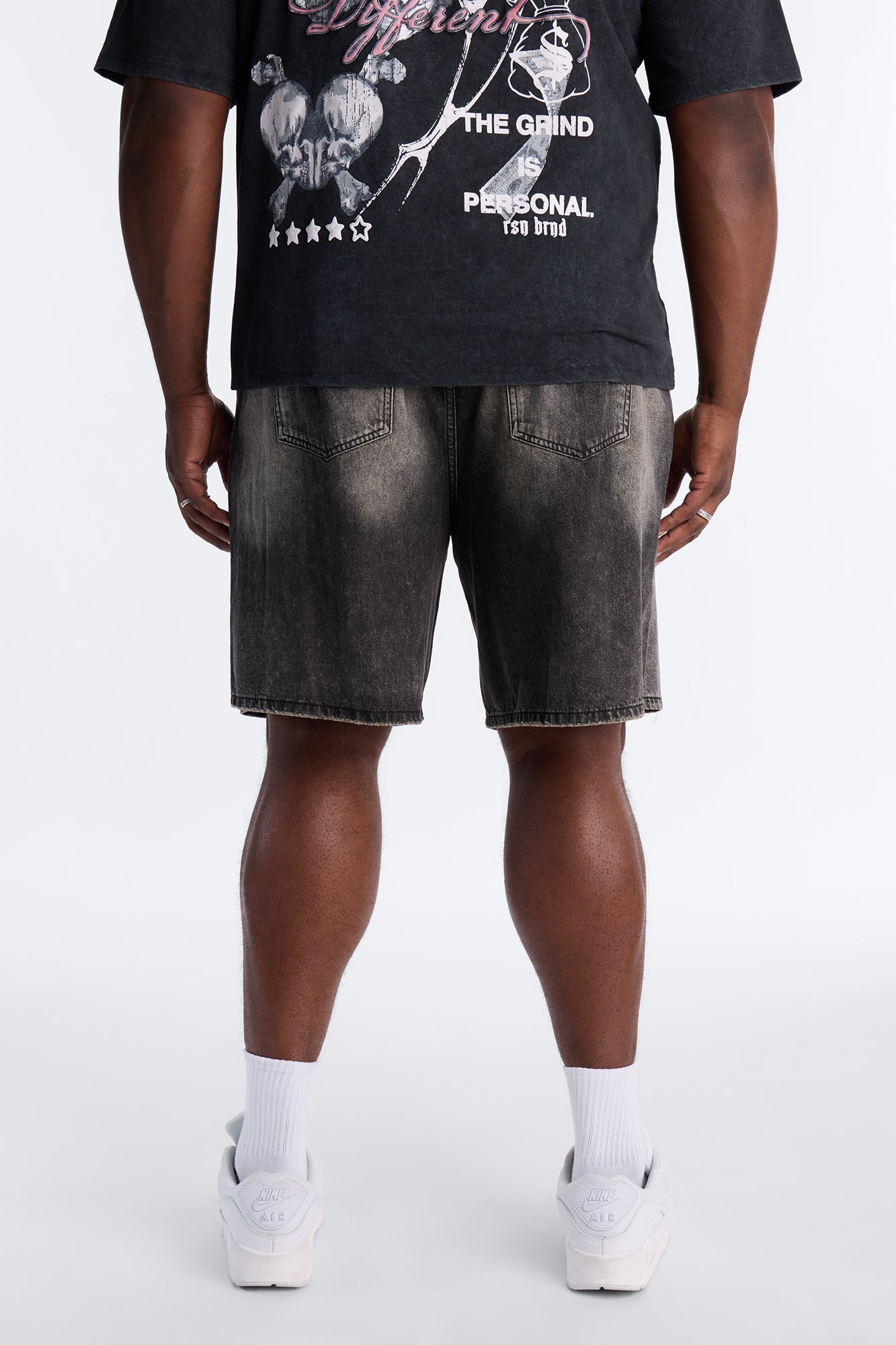 Venice Vintage Relaxed Denim Shorts - Black Wash Fashion Nova