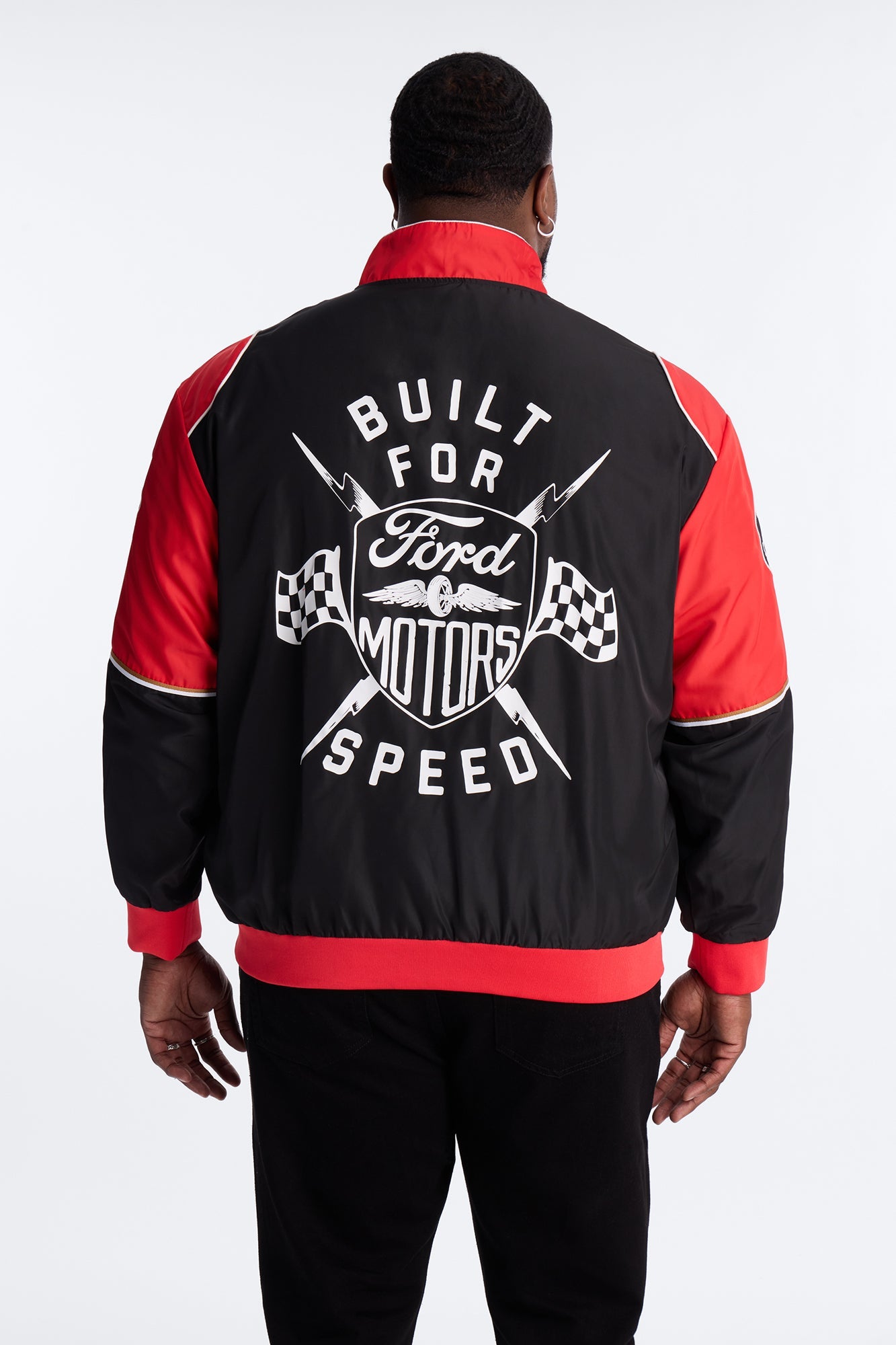 Oversized Ford Need For Speed Racing Jacket - Red Fashion Nova