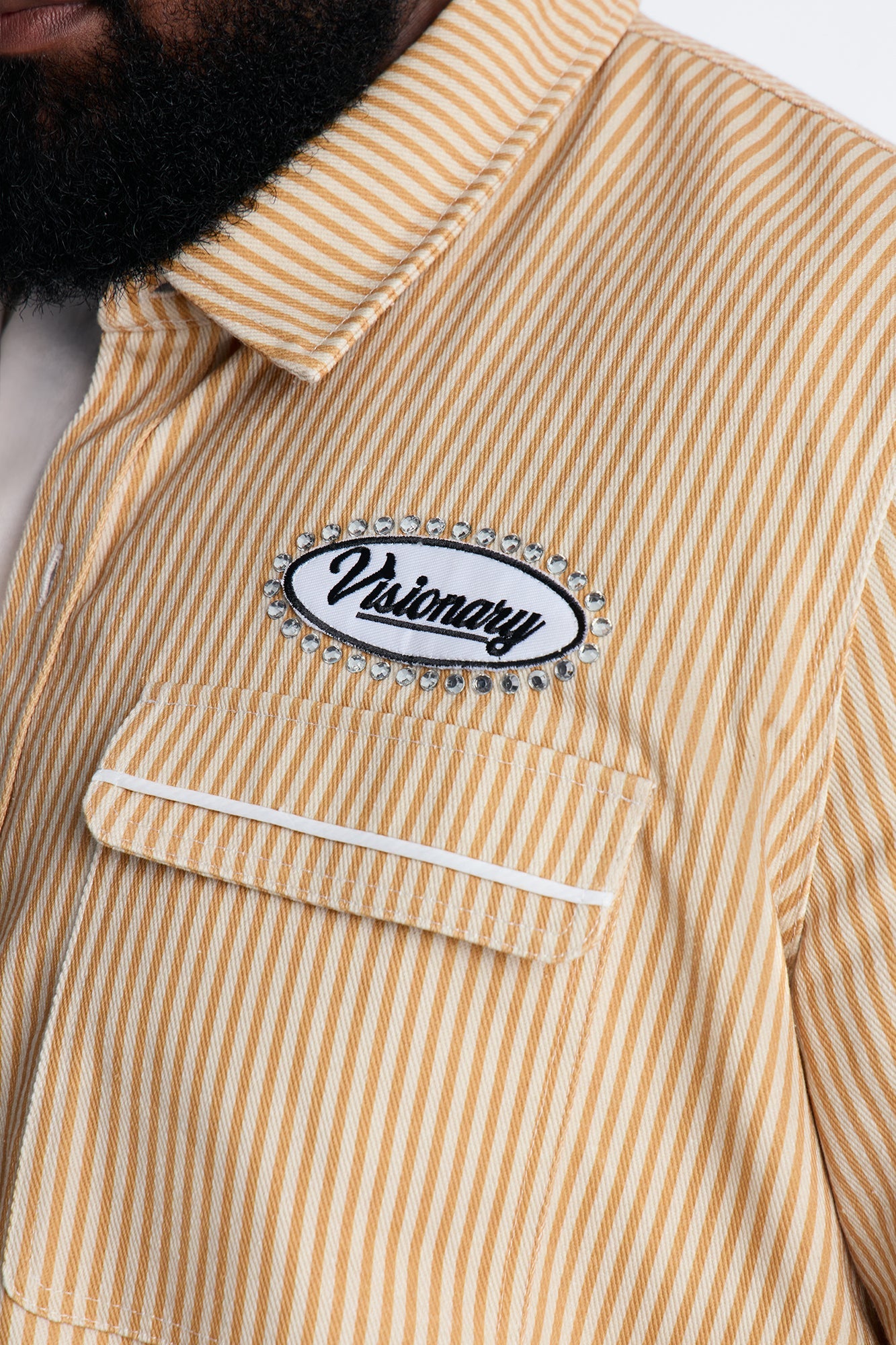 Visionary Service Mechanic Shirt - Tan Fashion Nova