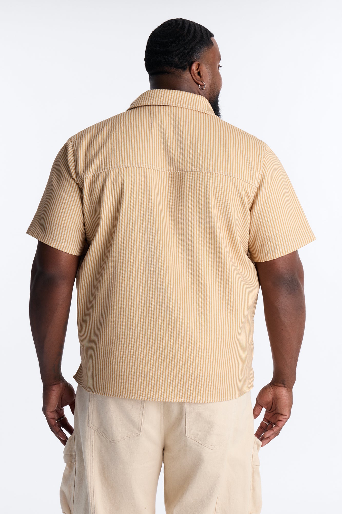 Visionary Service Mechanic Shirt - Tan Fashion Nova