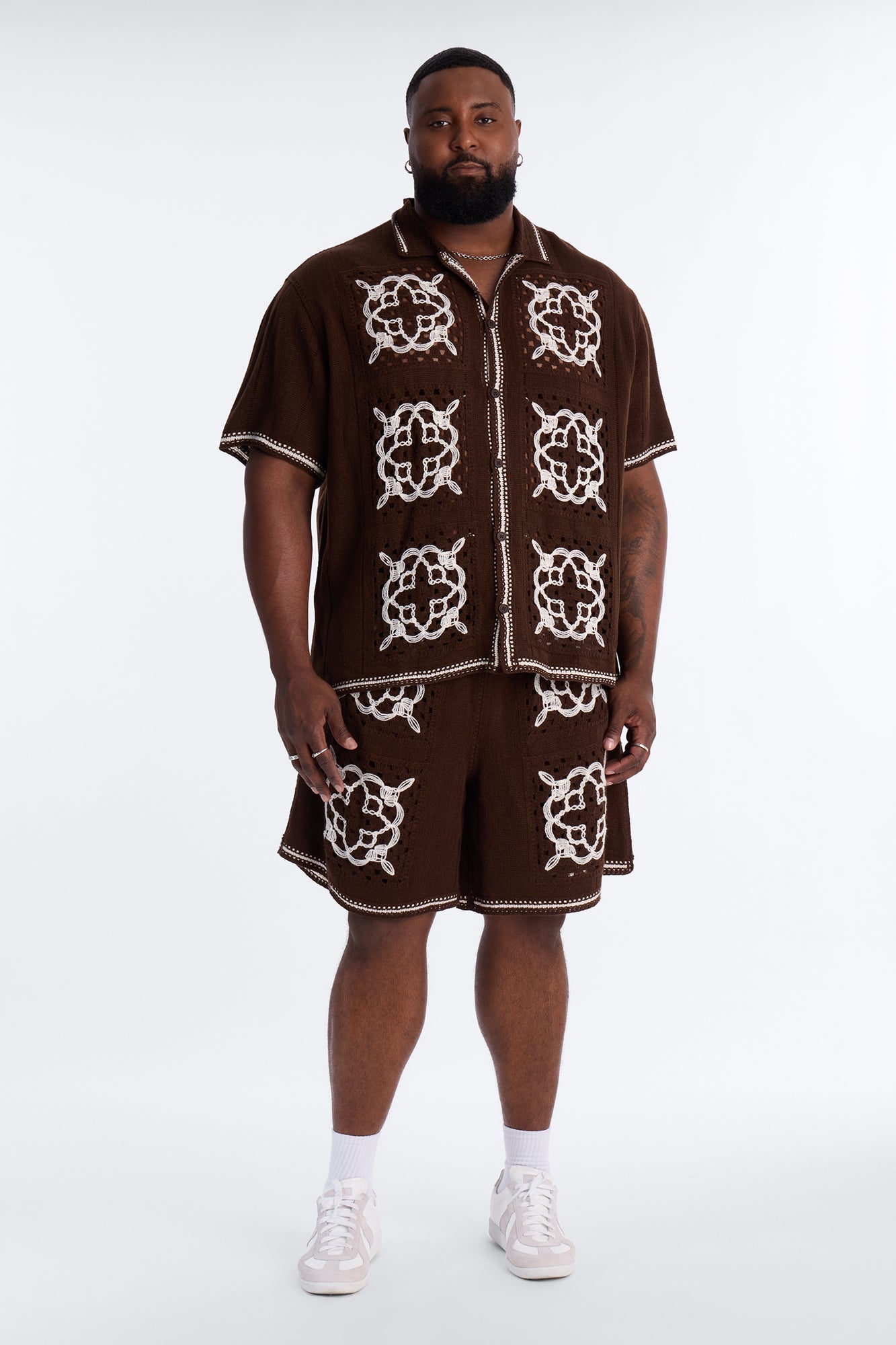 Relaxed Lido Isle Crochet Short - Brown Fashion Nova