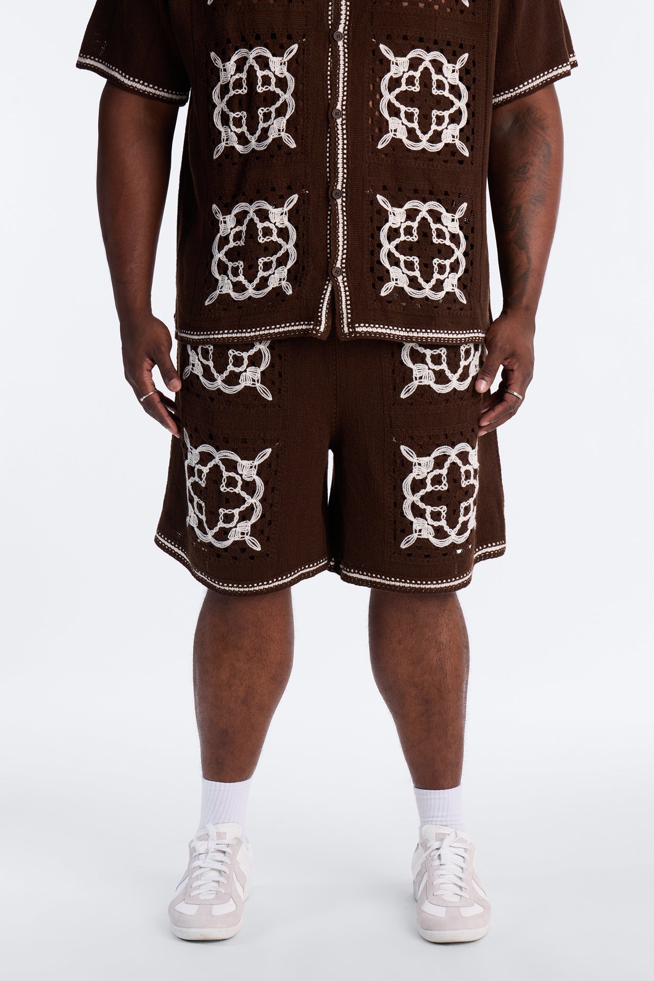 Relaxed Lido Isle Crochet Short - Brown Fashion Nova
