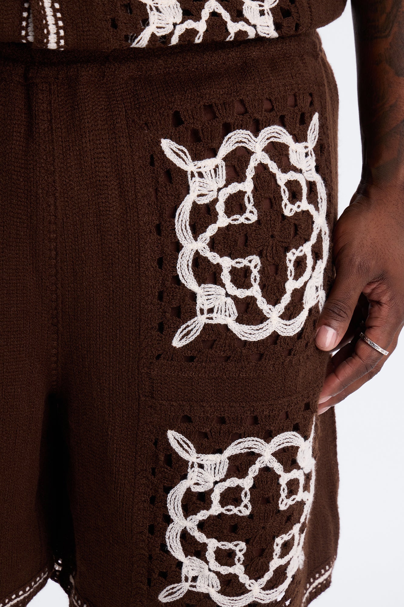 Relaxed Lido Isle Crochet Short - Brown Fashion Nova