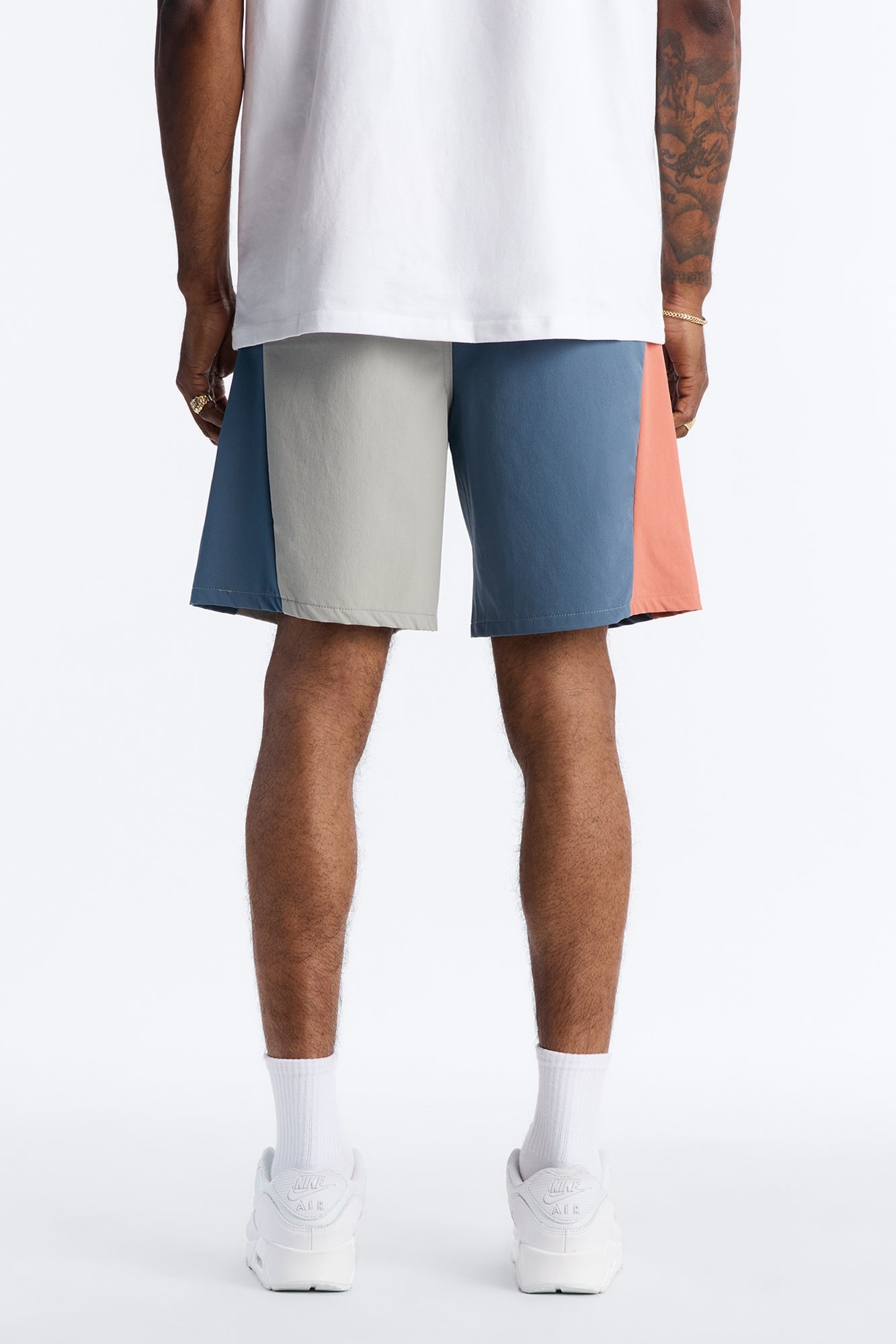 Relaxed Matari Color Blocked Short - Multi Color Fashion Nova