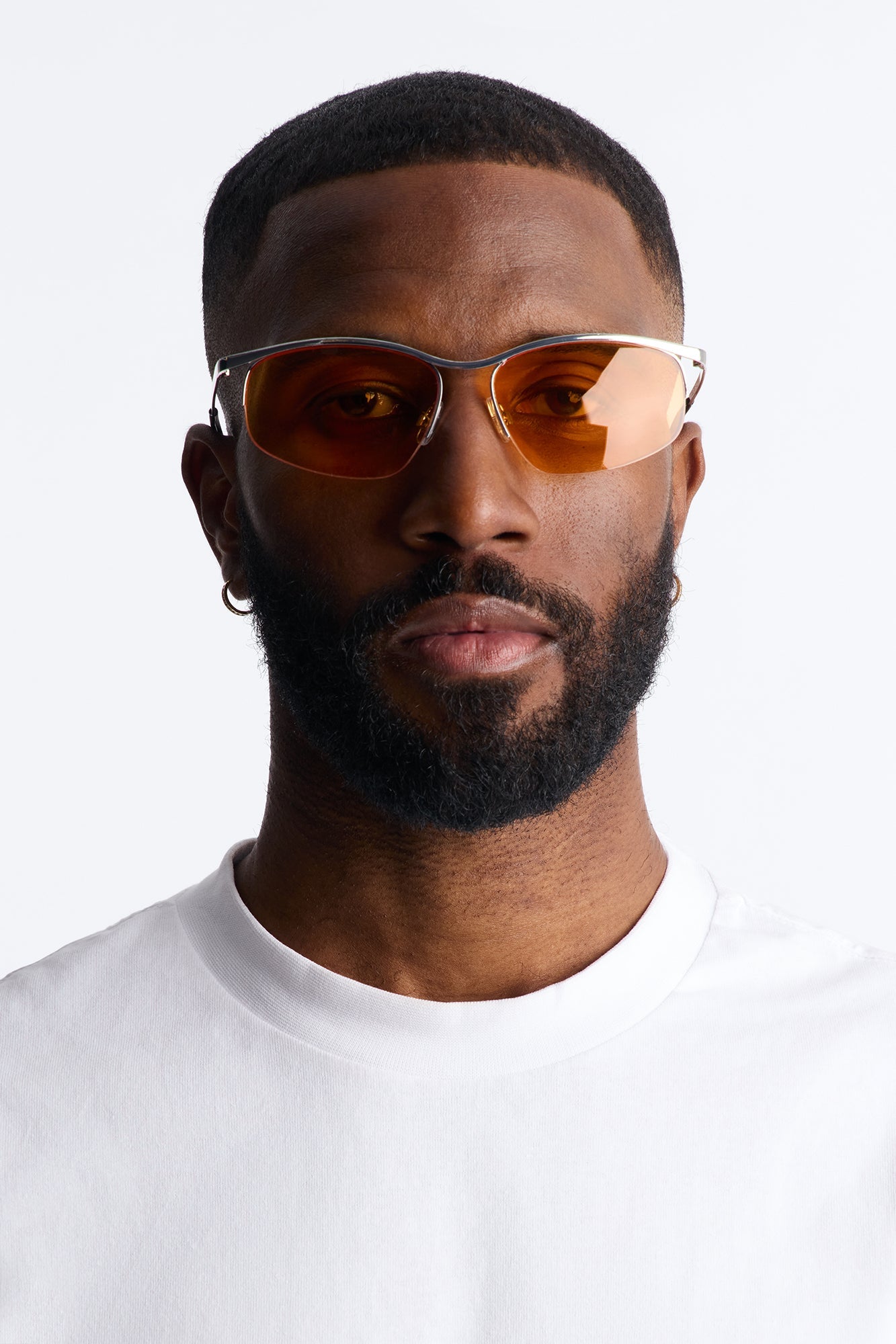Keeping Sanity Sunglasses - Orange/Silver Fashion Nova