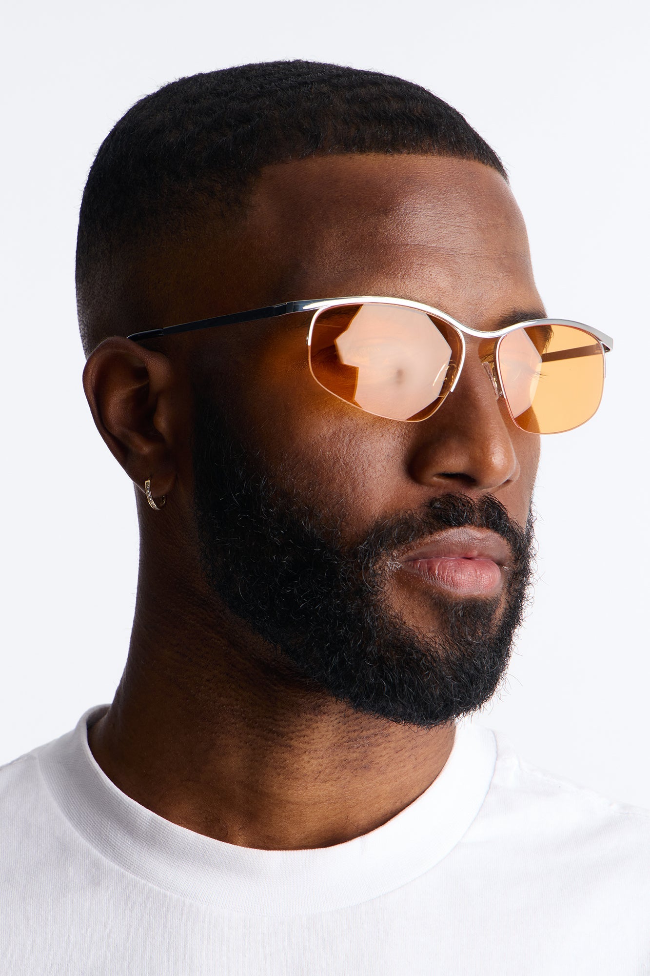 Keeping Sanity Sunglasses - Orange/Silver Fashion Nova