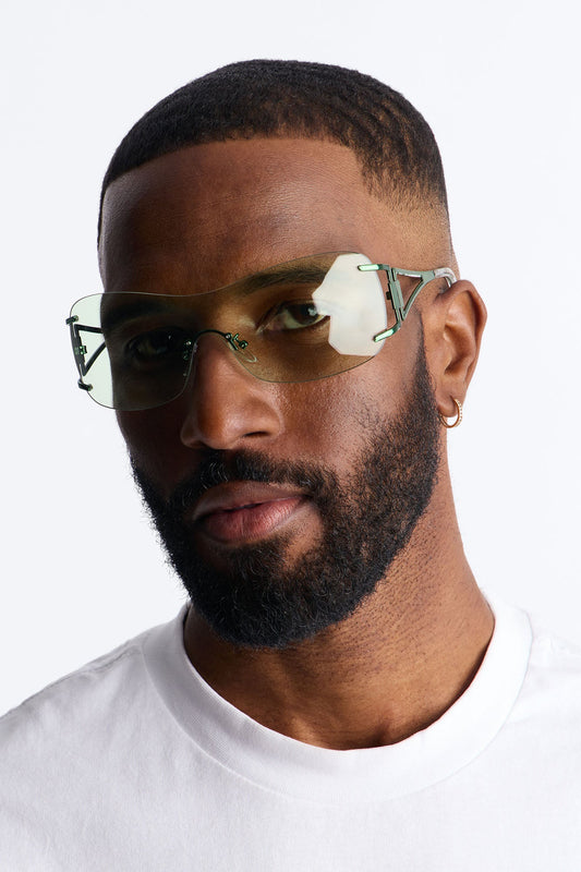 Frost Season Sunglasses - Green Fashion Nova