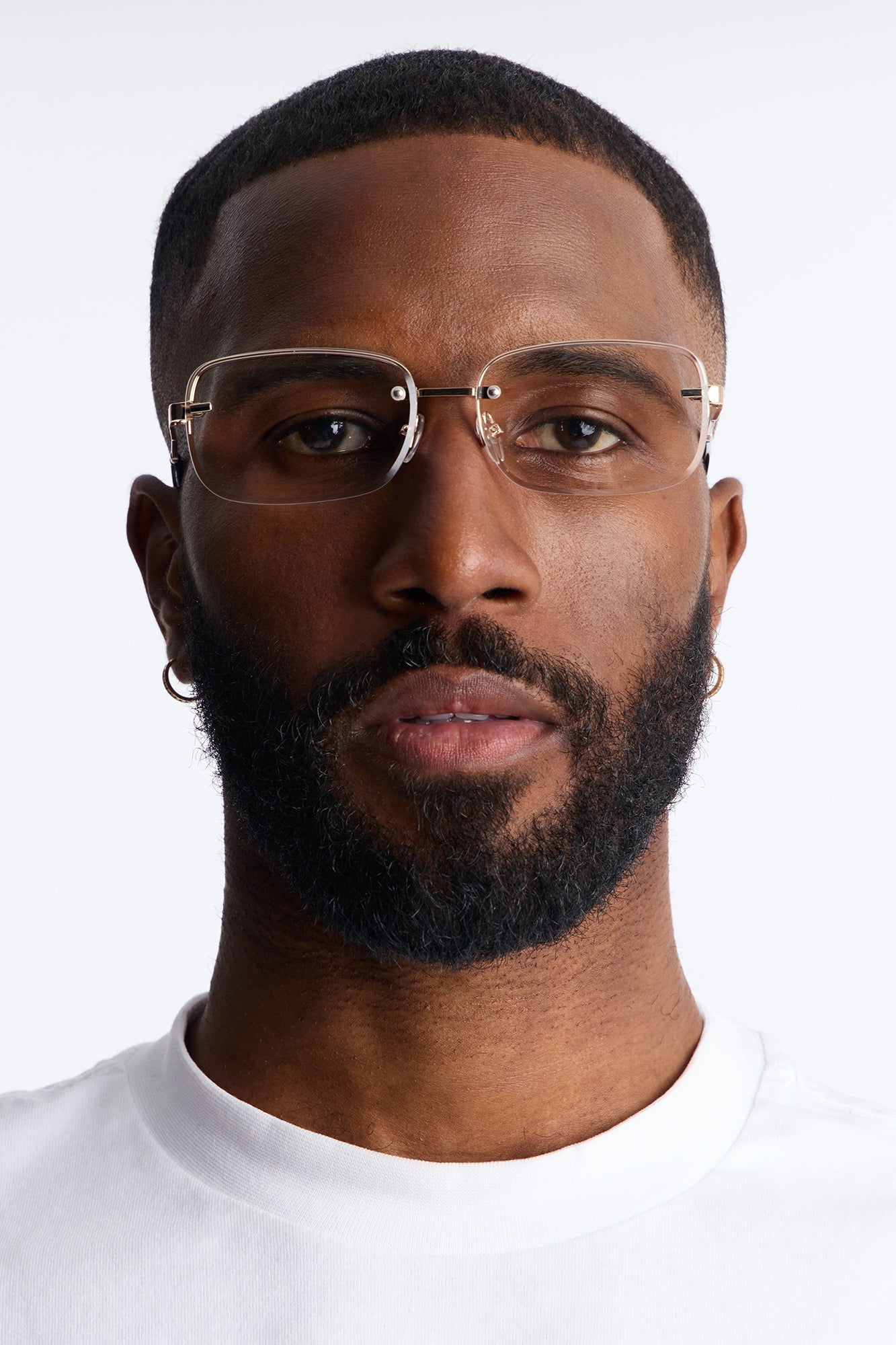 Seeing Double Sunglasses - Clear/Gold Fashion Nova