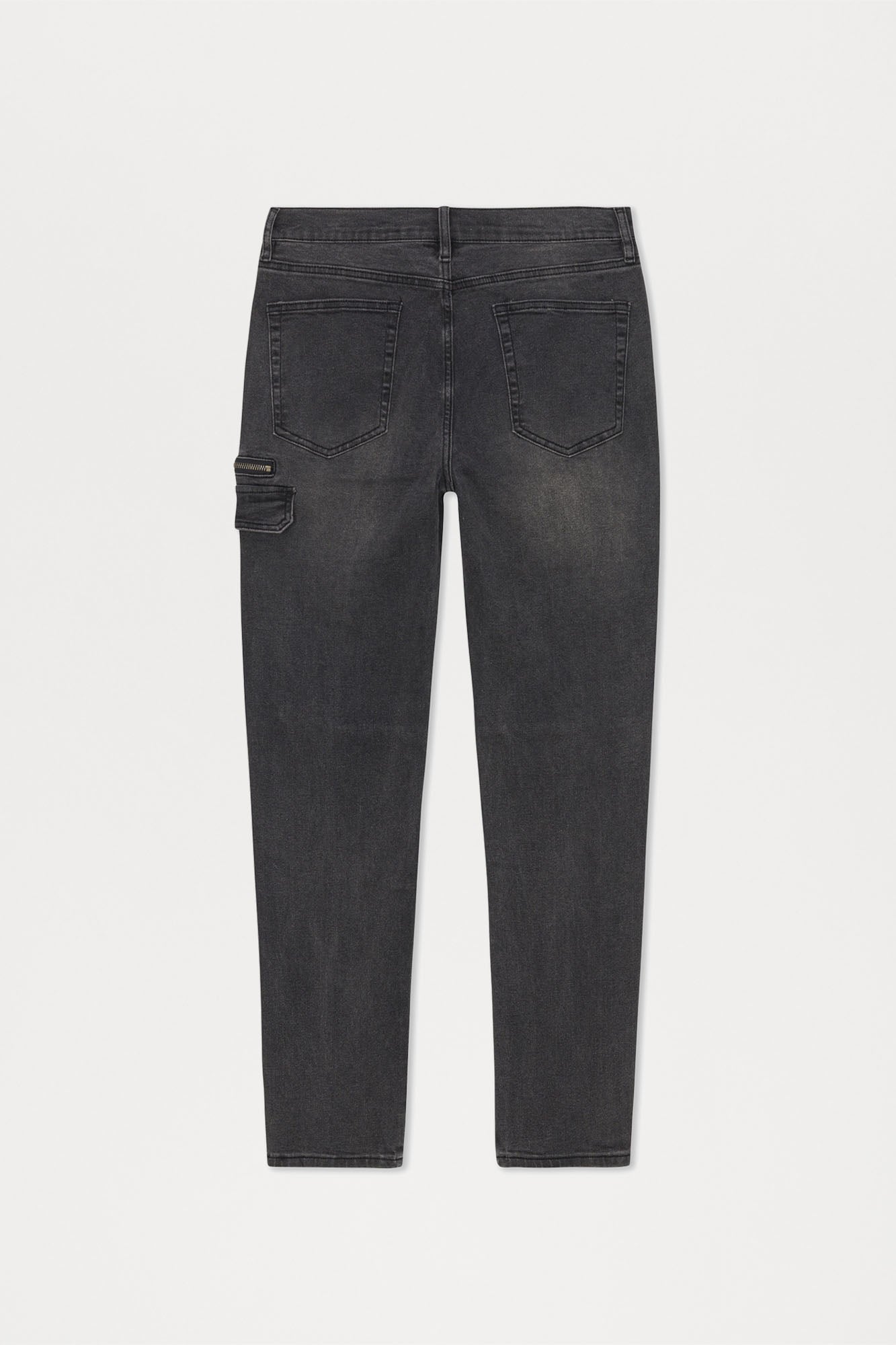 Cargo Pocket Slim Taper Jeans - Black Fashion Nova