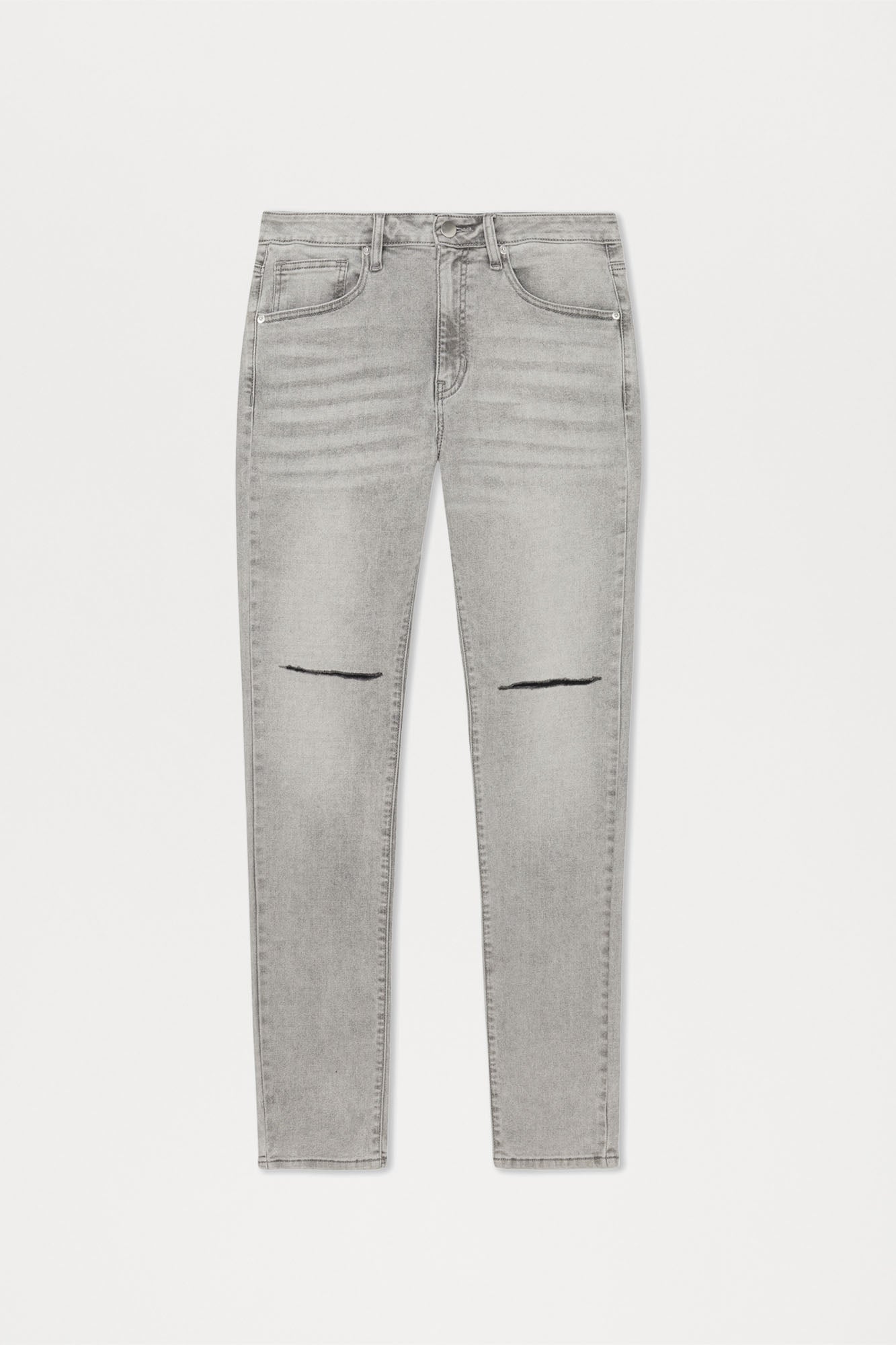 Ghost Skinny Jean - Grey Fashion Nova