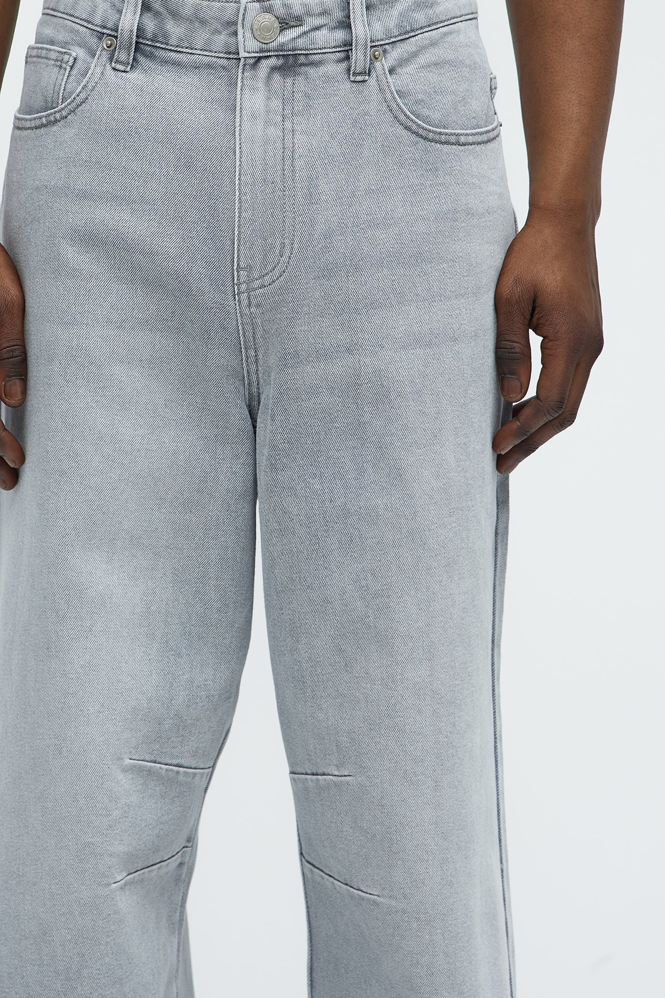 Kylan Classic Baggy Jeans - Slate Grey Fashion Nova