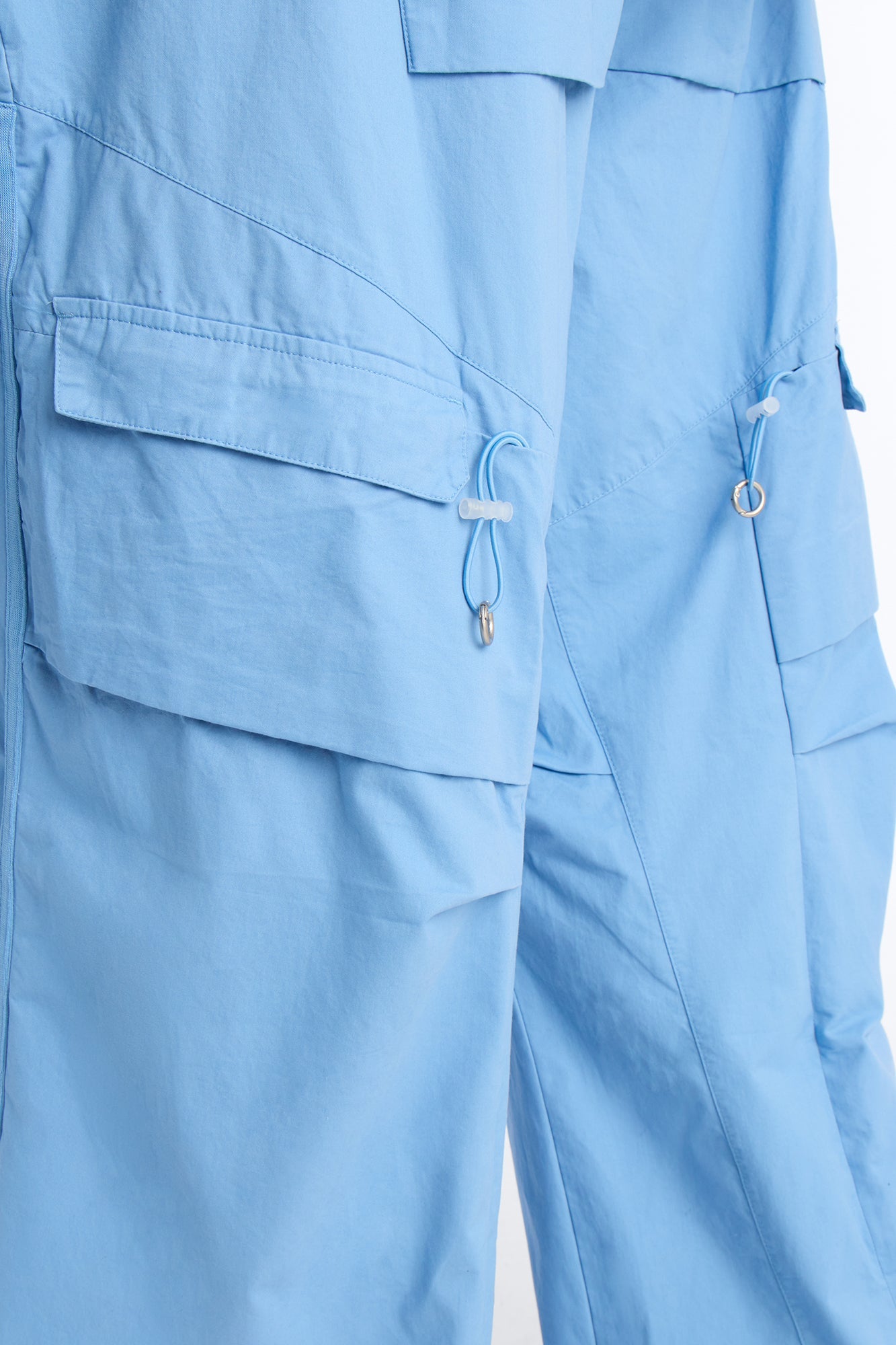 Barrel Accordion Pant - Blue Fashion Nova