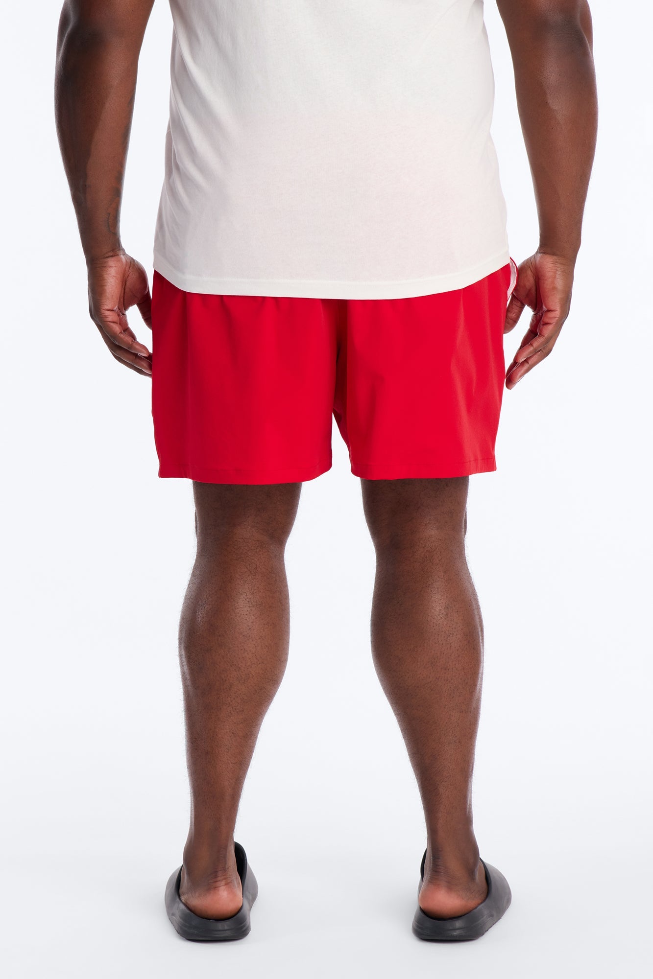 Elevated Stretch Trouser Swim Trunk 6″ - Red Fashion Nova