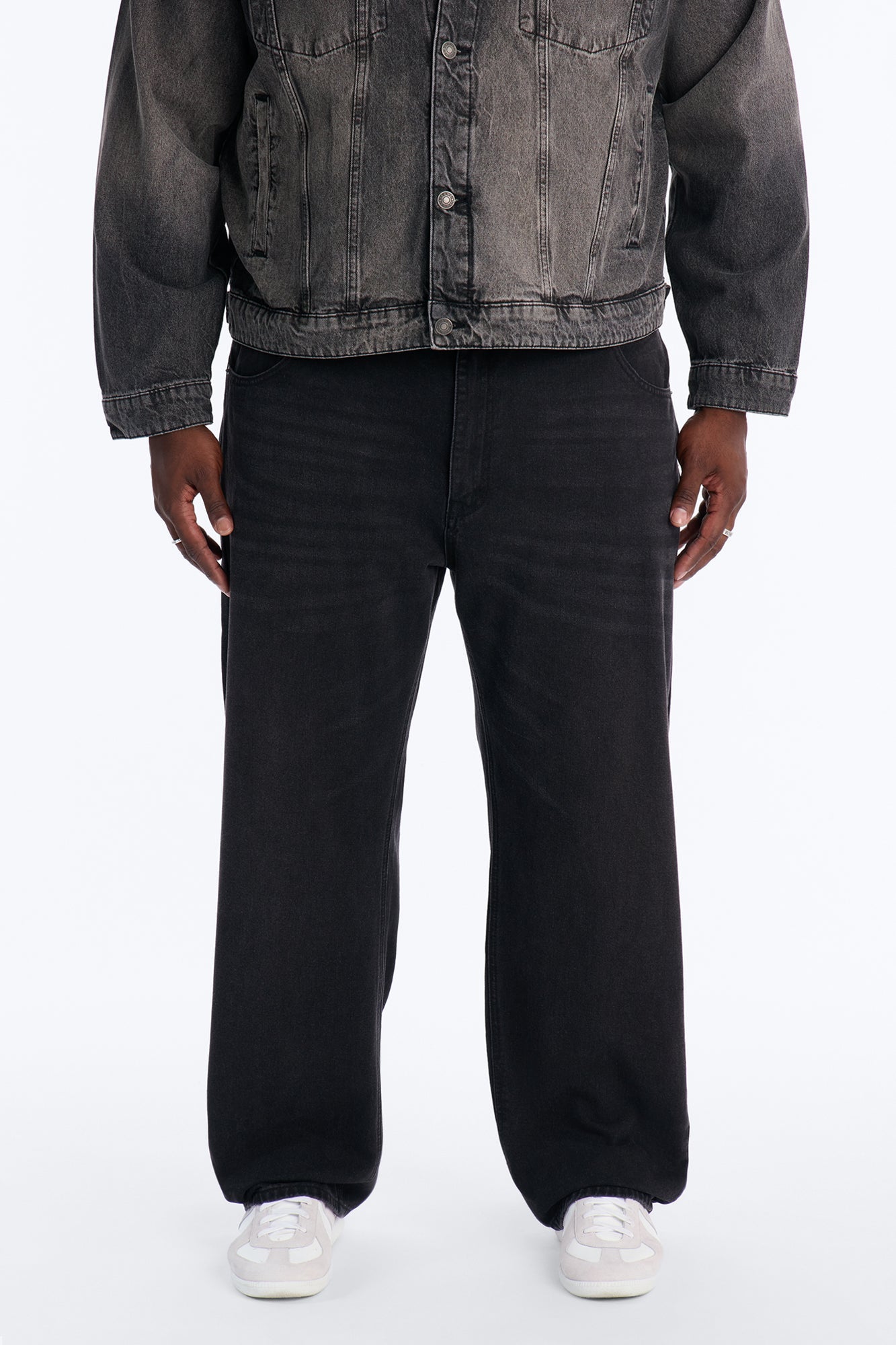 Essential Straight Rigid Jean - Black Wash Fashion Nova