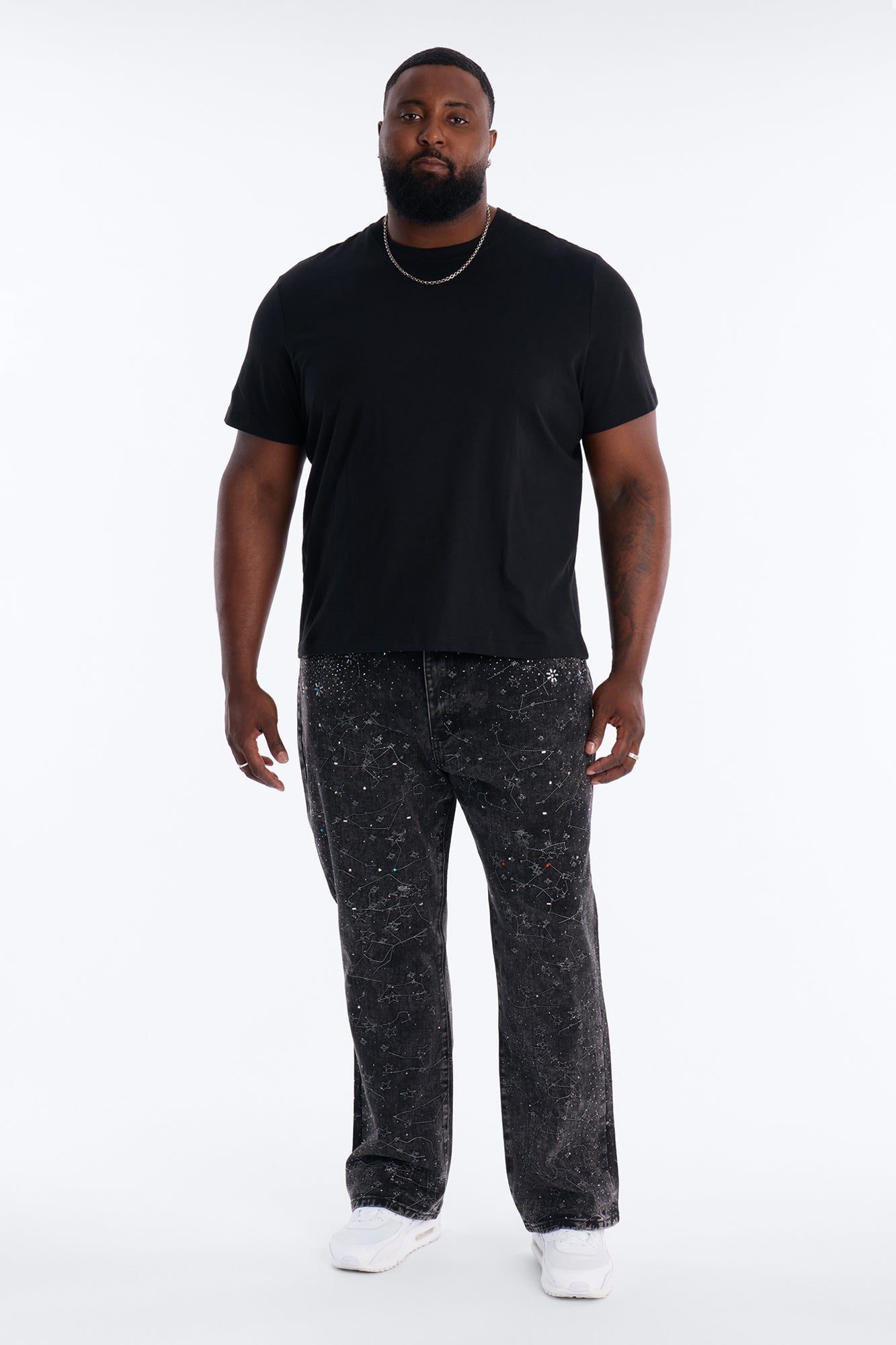 Straight Flare Eclipse Jean - Black Wash Fashion Nova