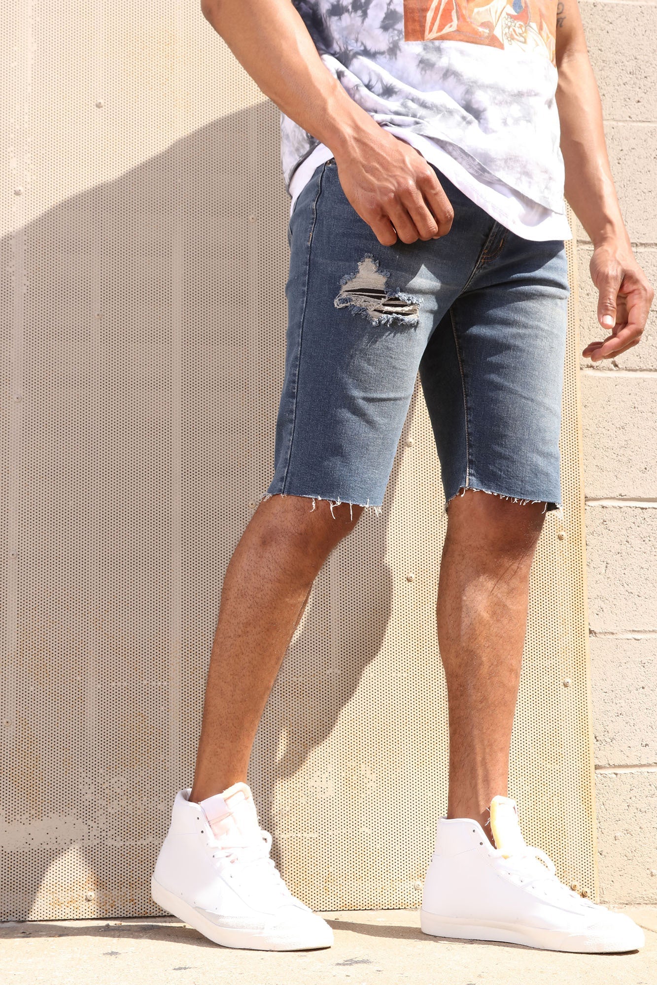 Earl Denim Shorts - Dark Wash Fashion Nova