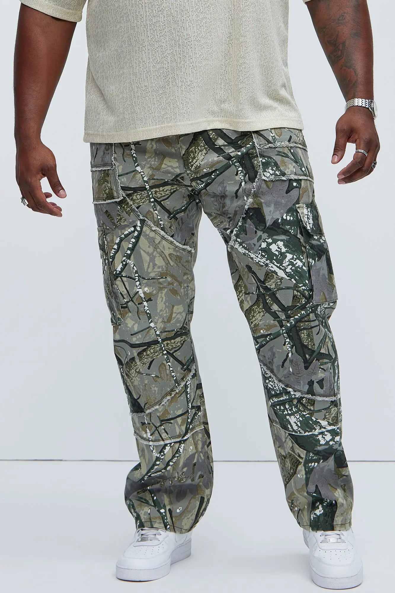 Harvy Straight Pants - Camouflage Fashion Nova