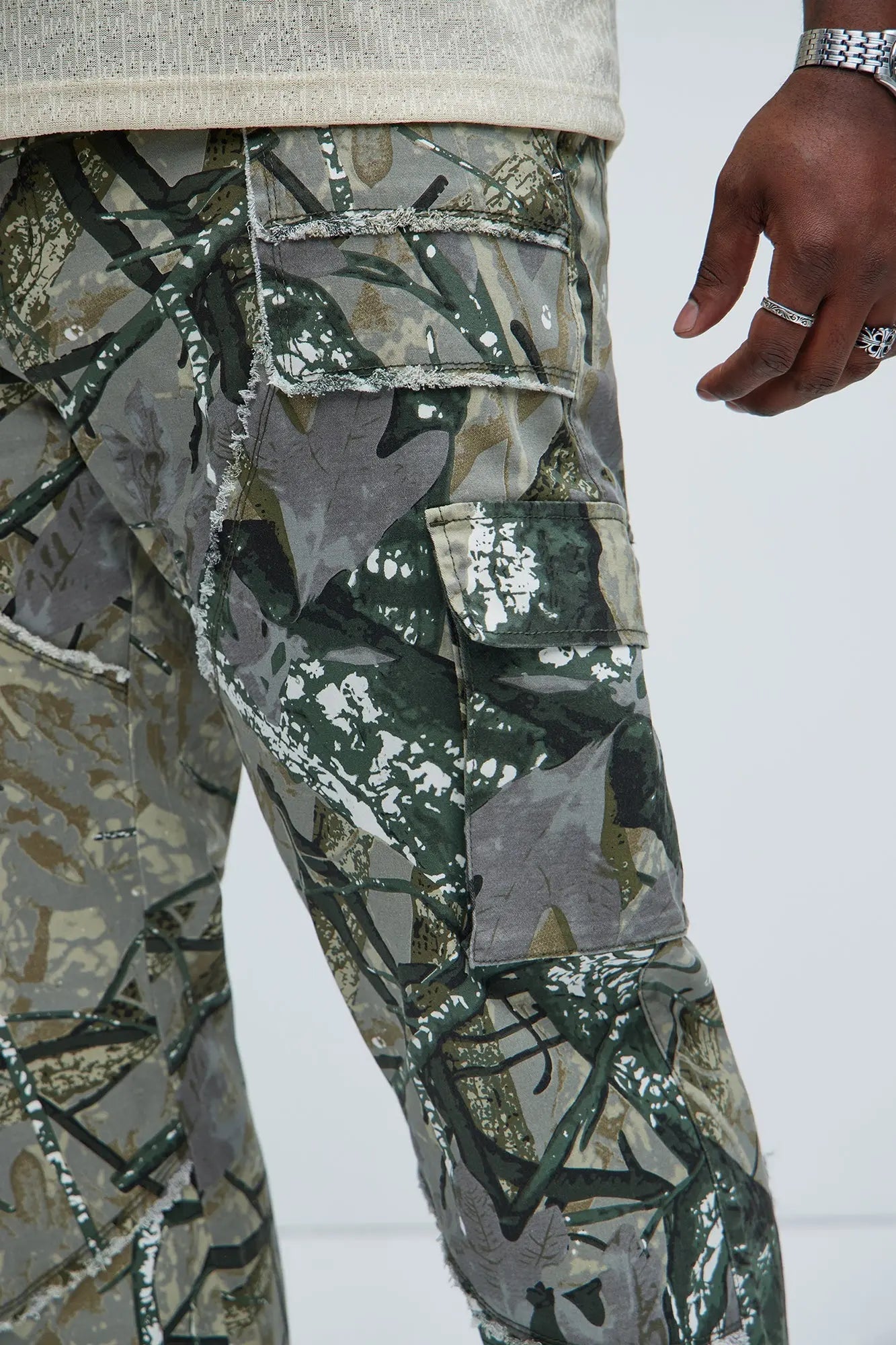 Harvy Straight Pants - Camouflage Fashion Nova