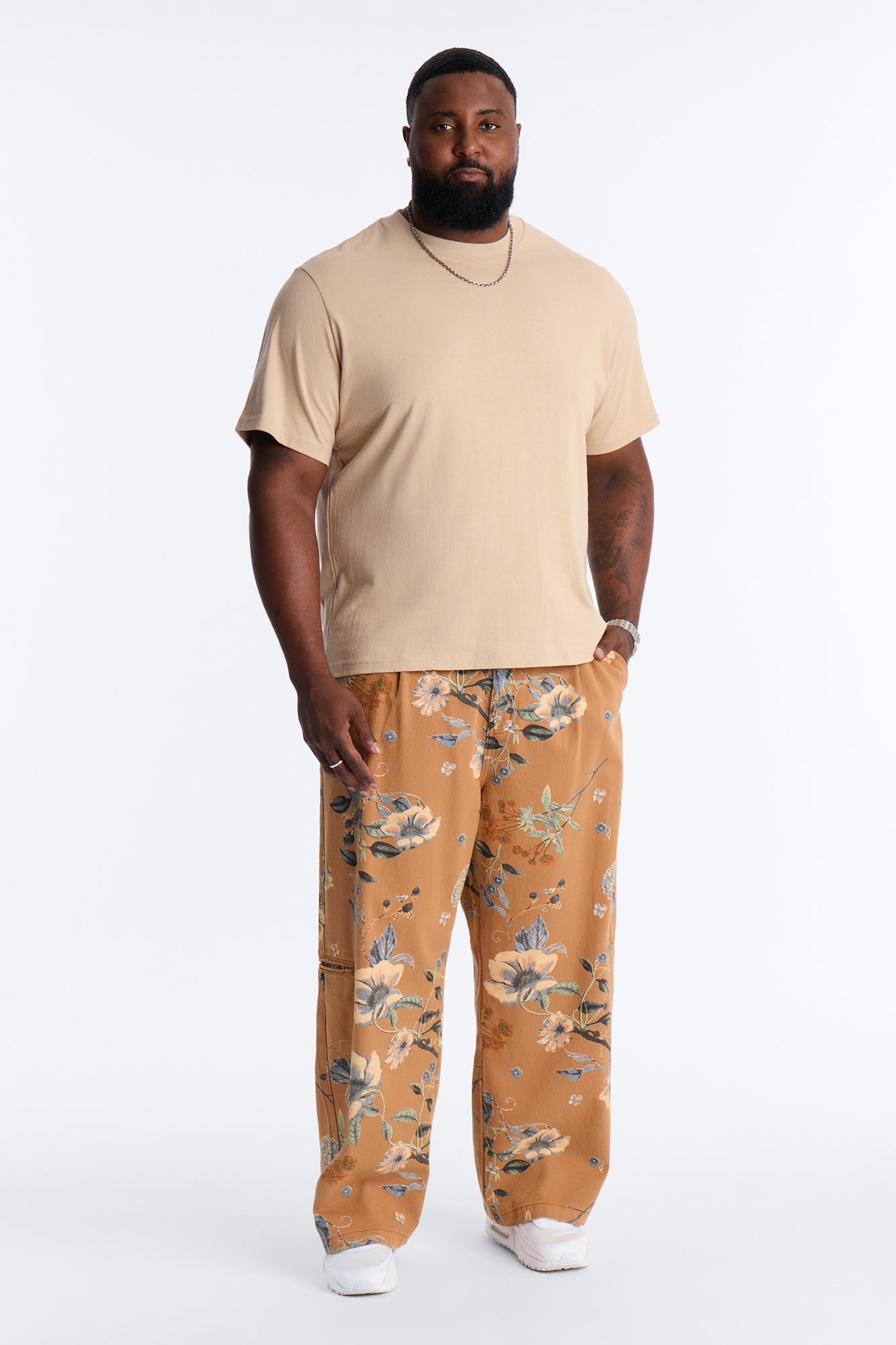 Wide Leg Destiny Flora Pant - Brown Fashion Nova