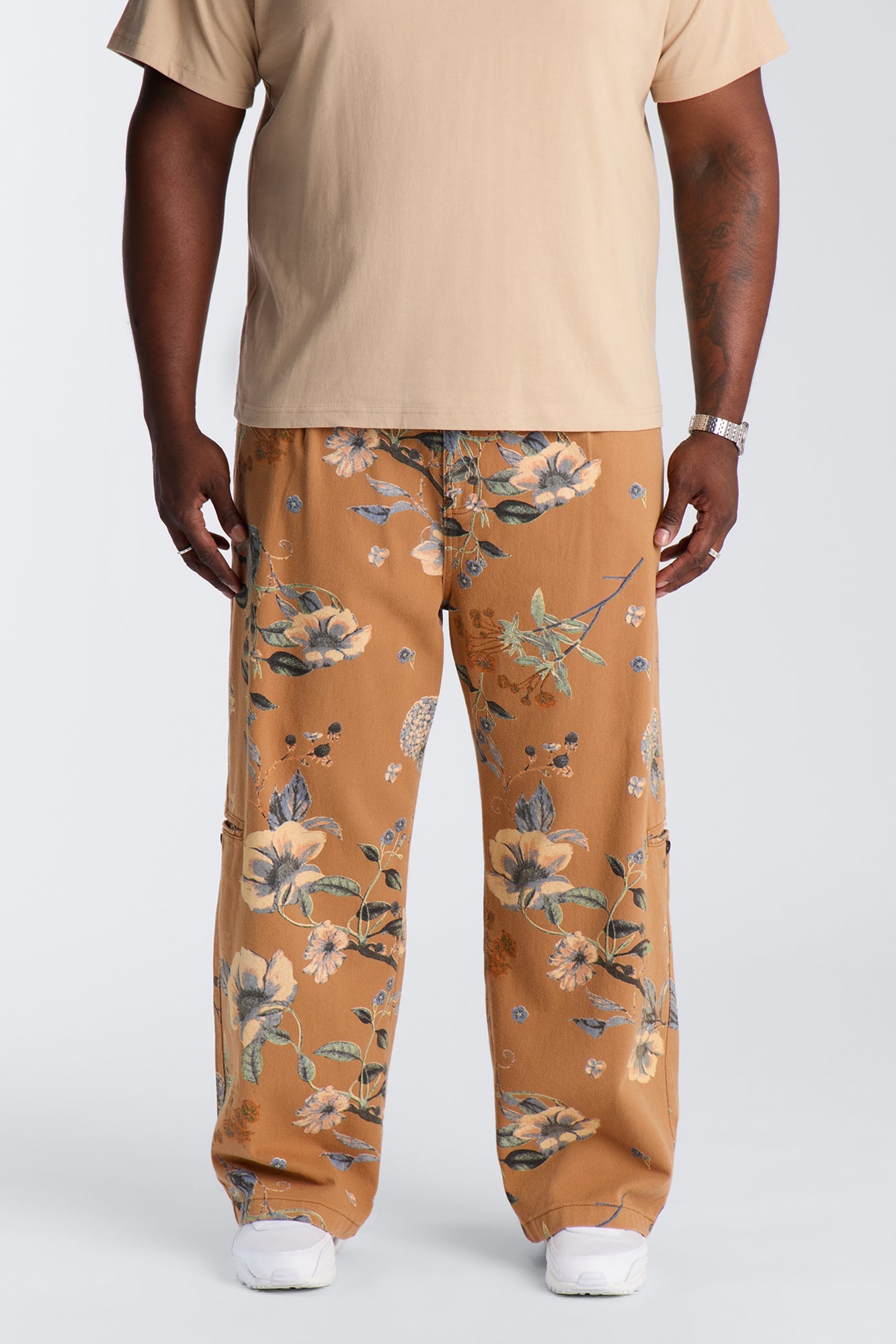 Wide Leg Destiny Flora Pant - Brown Fashion Nova