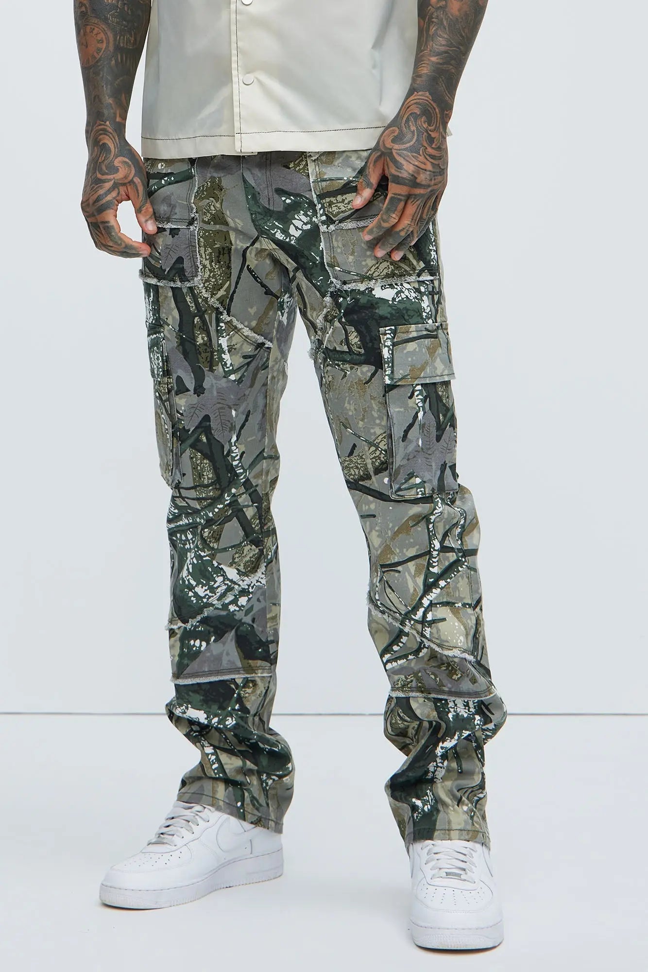 Harvy Straight Pants - Camouflage Fashion Nova