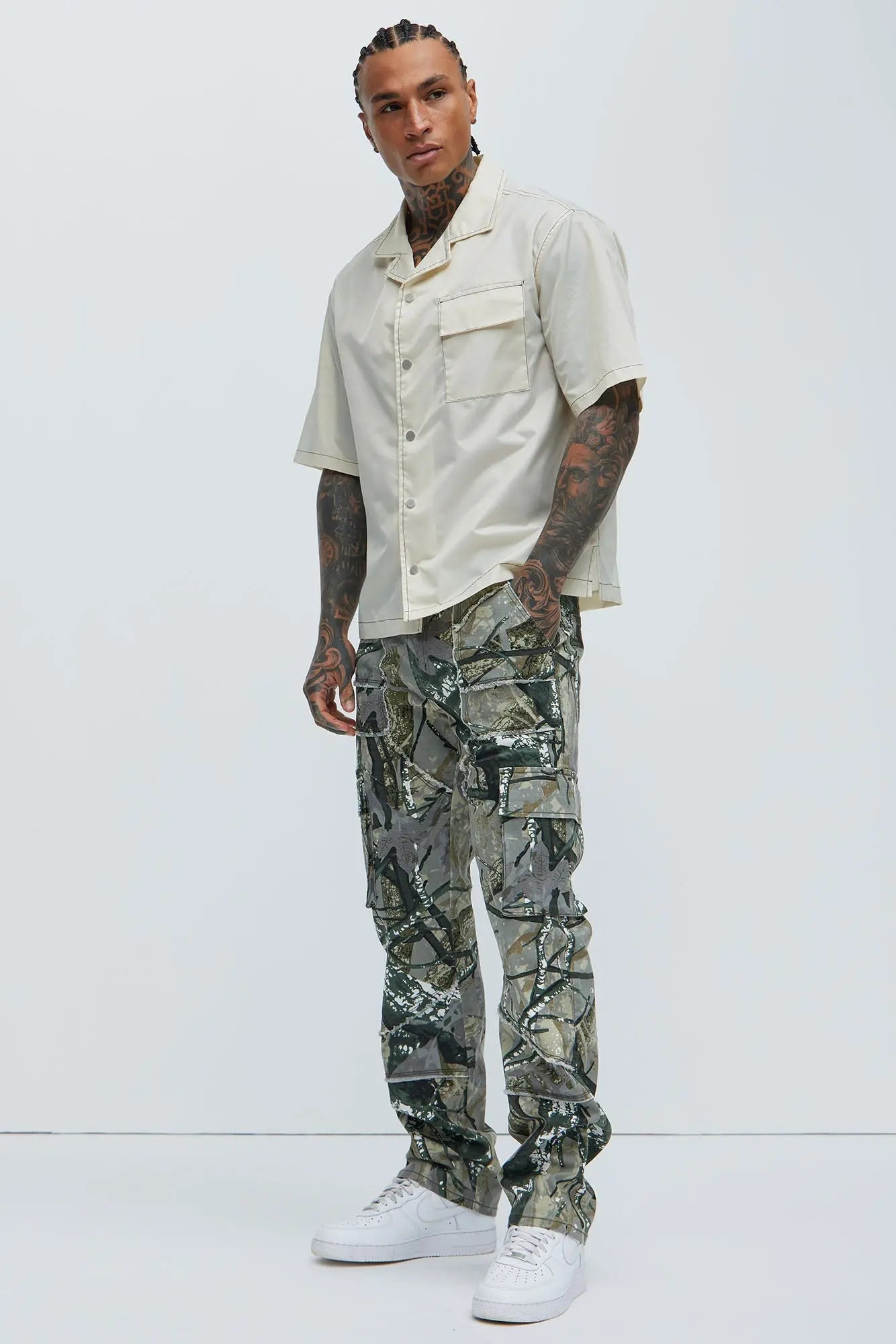 Harvy Straight Pants - Camouflage Fashion Nova