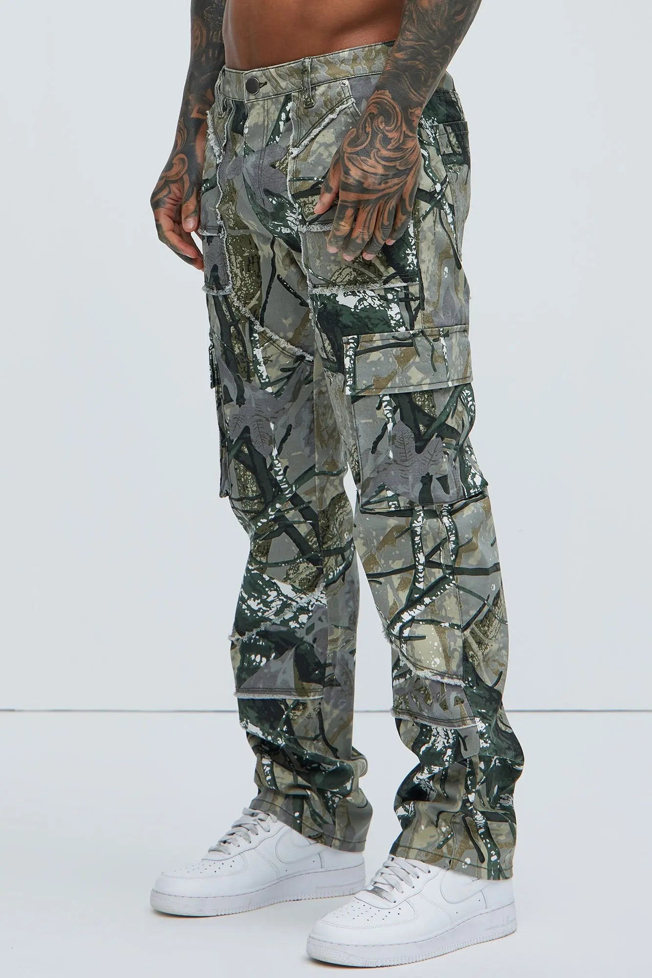 Harvy Straight Pants - Camouflage Fashion Nova