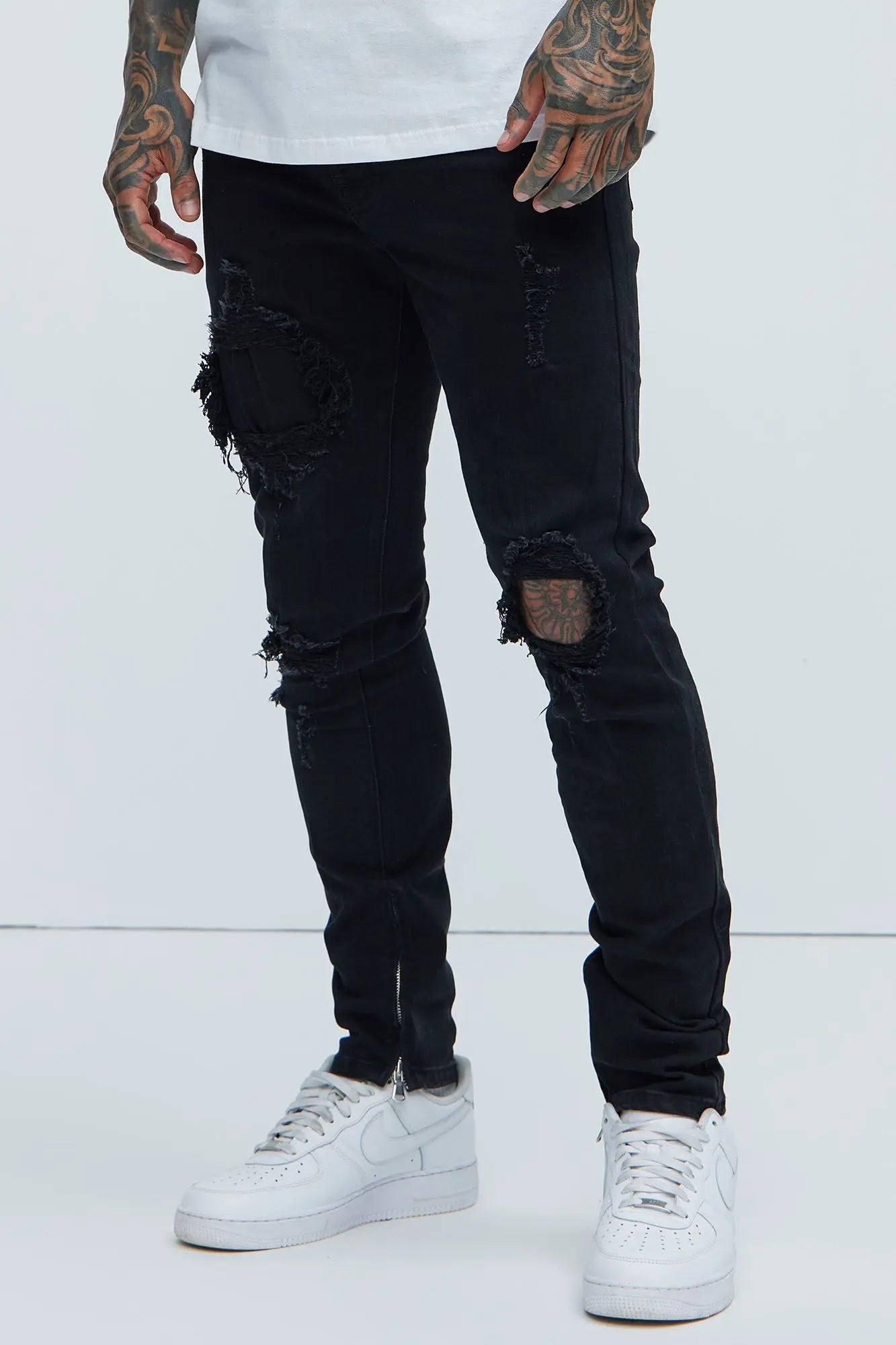 Point Of View Skinny Jeans - Black Fashion Nova
