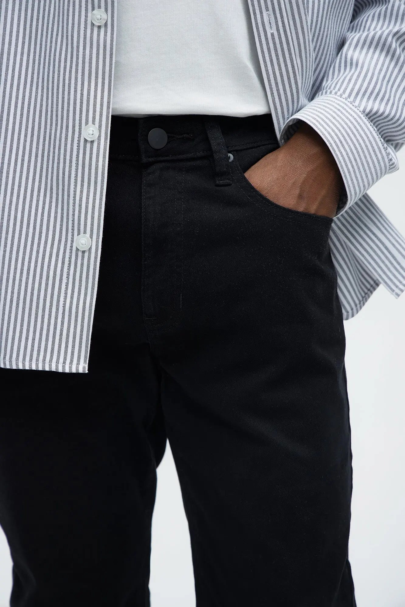 Mac Chino Skinny 5 Pocket Pants - Black Fashion Nova