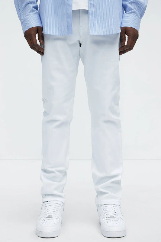 Cornell Slim Jeans - White Fashion Nova