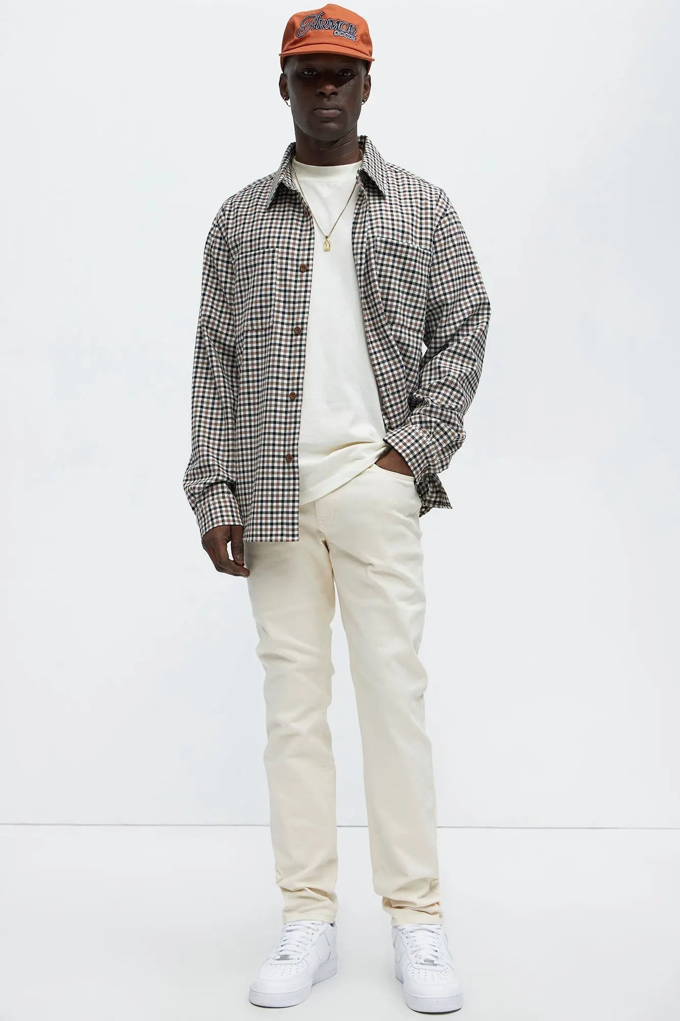 Mac Chino Skinny 5 Pocket Pants - Cream Fashion Nova