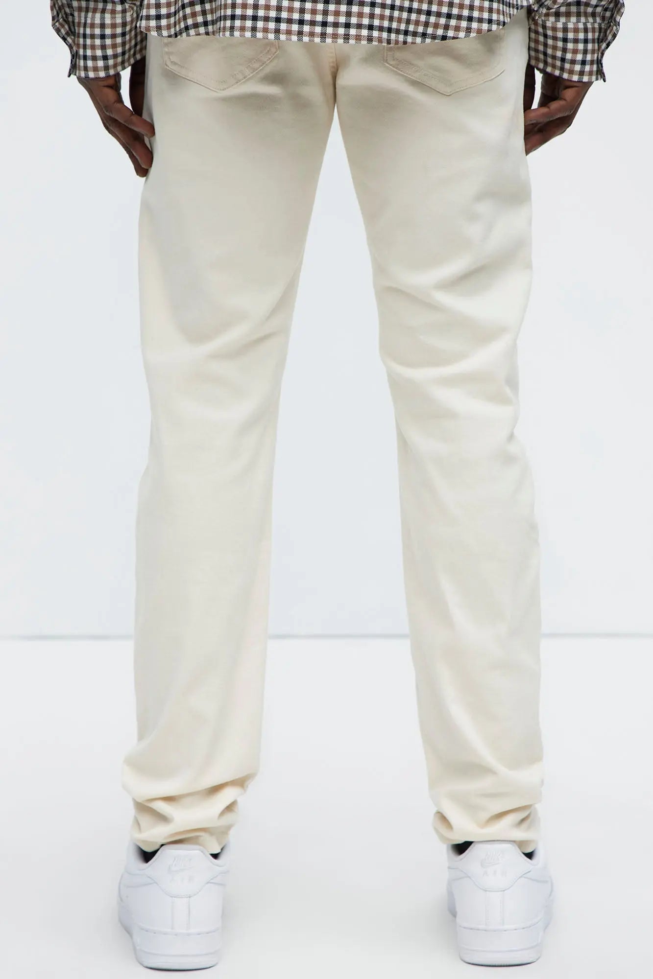 Mac Chino Skinny 5 Pocket Pants - Cream Fashion Nova