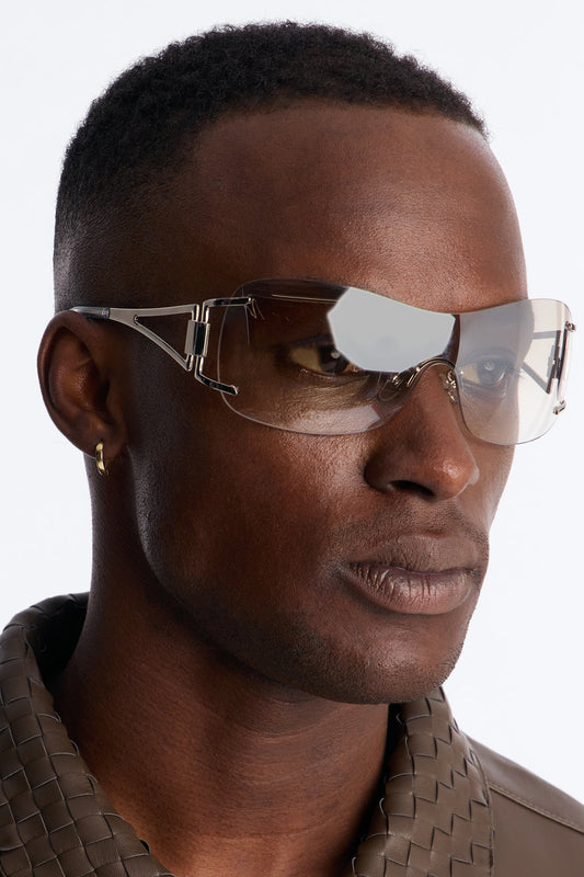 Frost Season Sunglasses - Silver Fashion Nova