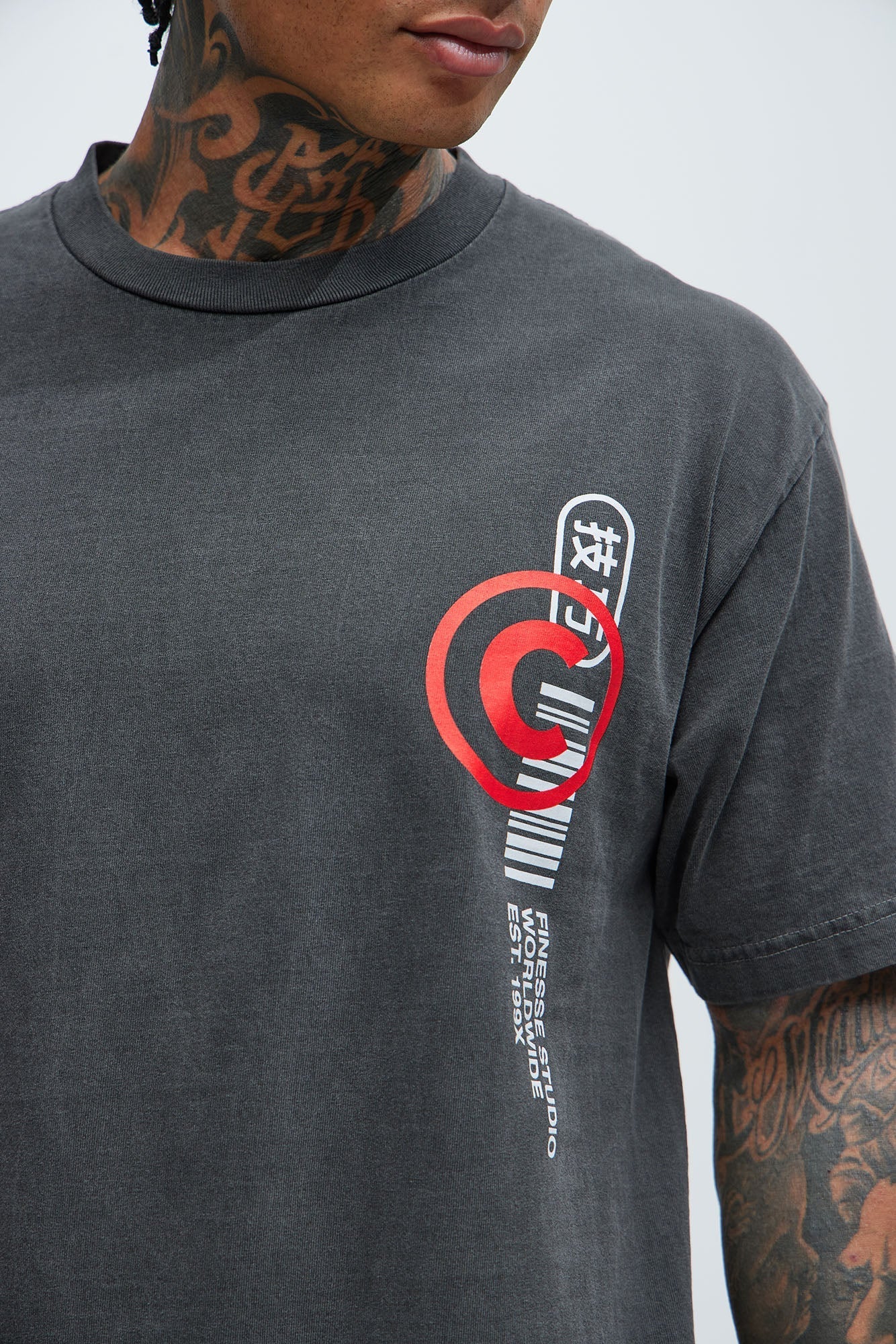 Finesse Studio Short Sleeve Tee - Black Fashion Nova