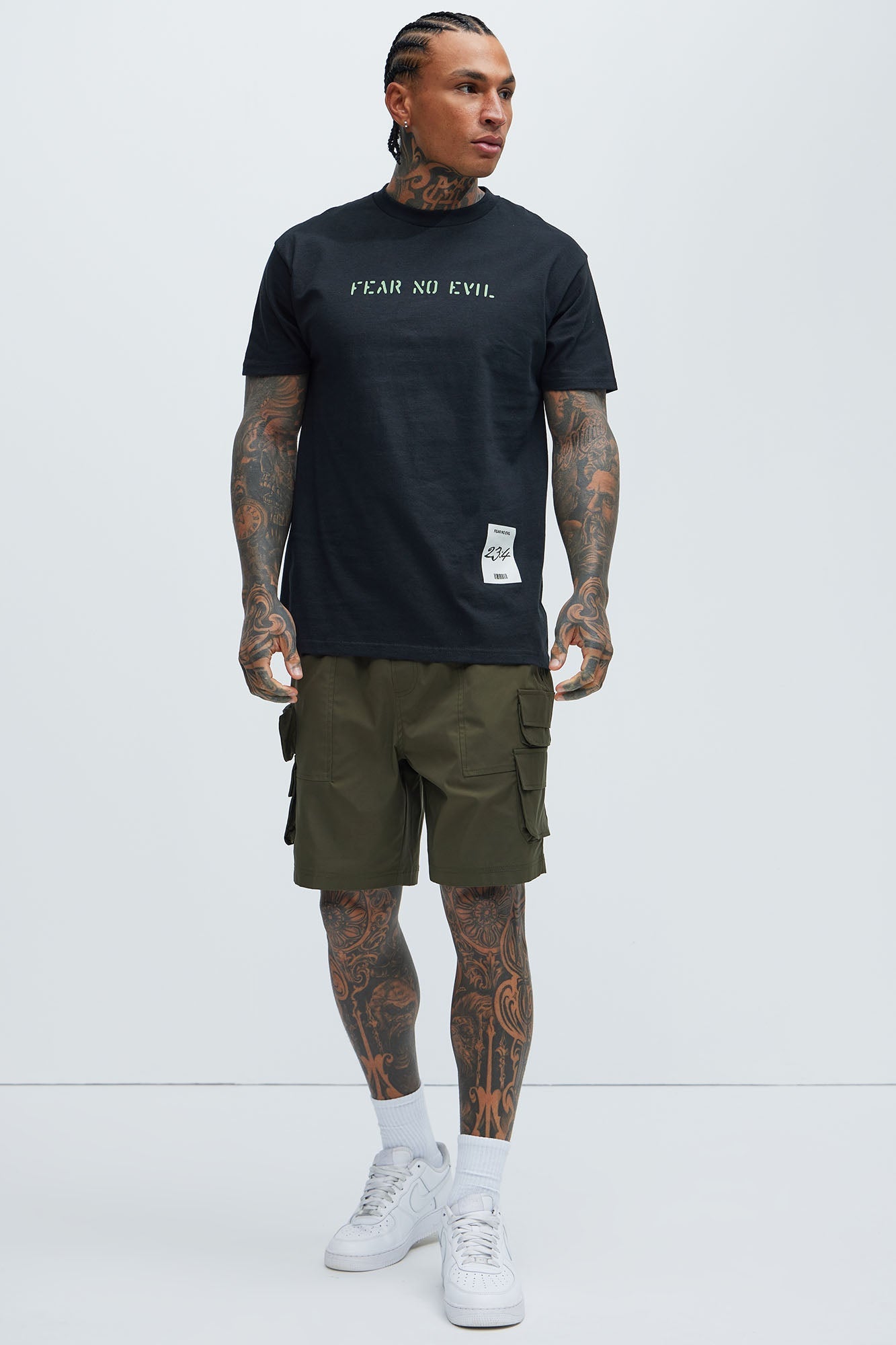 Catch Up Nylon Cargo Shorts - Olive Fashion Nova