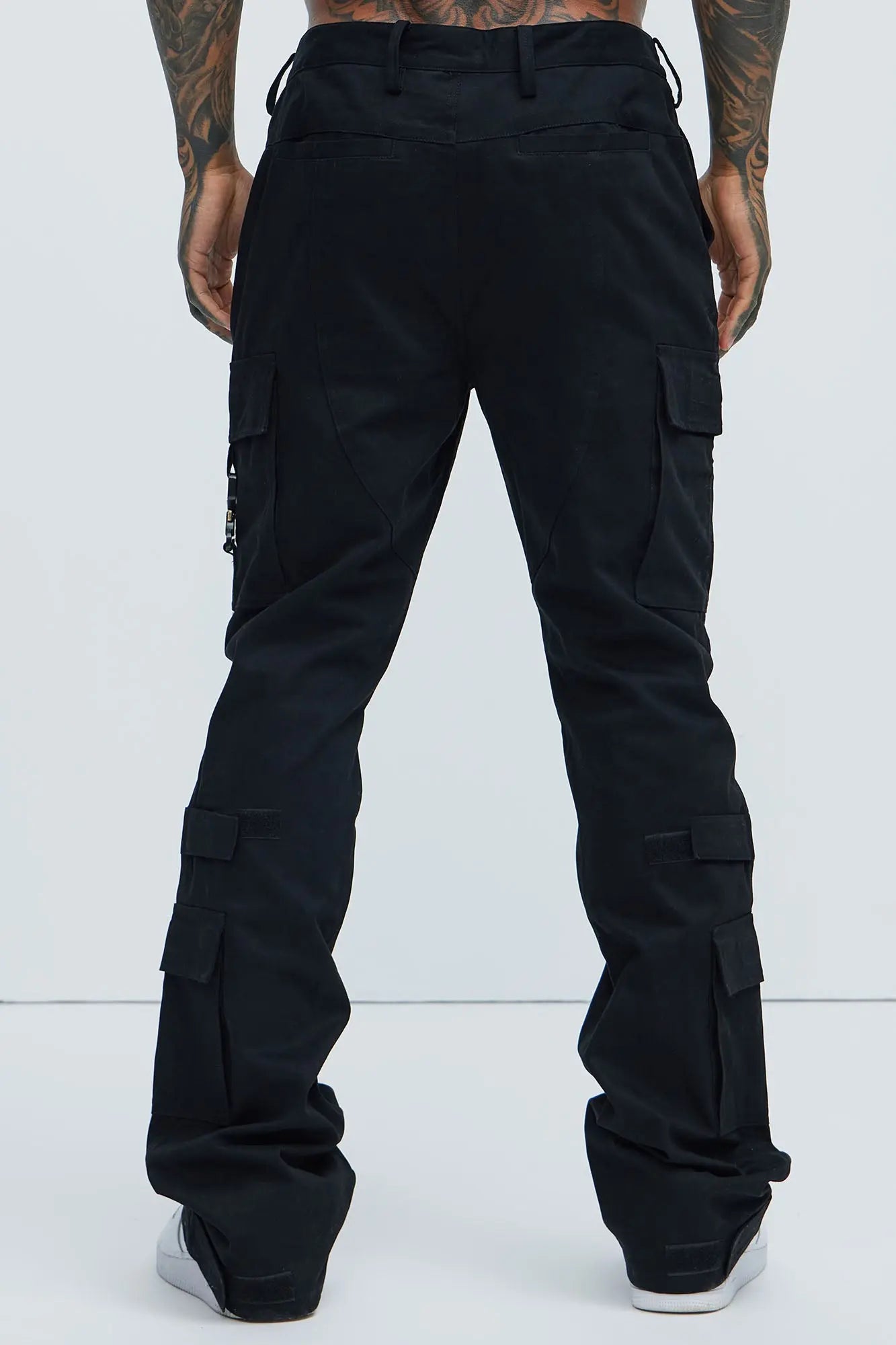 Nikko Slim Flare Pants - Black Fashion Nova