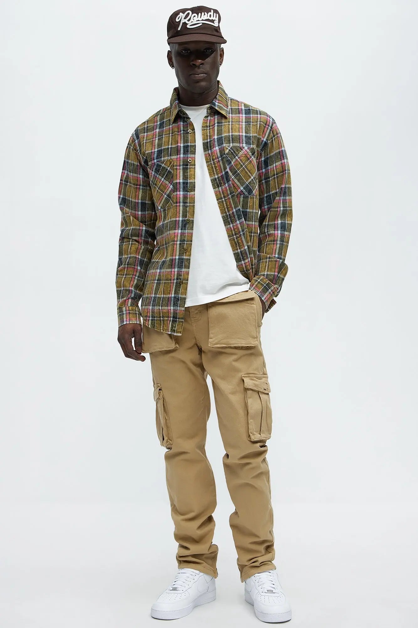 Hunter Slim Cargo Pants - Khaki Fashion Nova