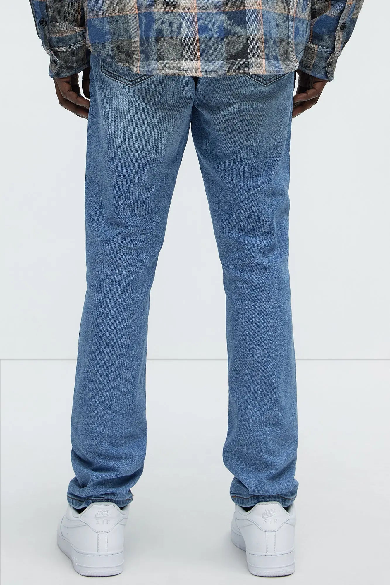 Cornell Distressed Slim Jeans - Light Wash Fashion Nova