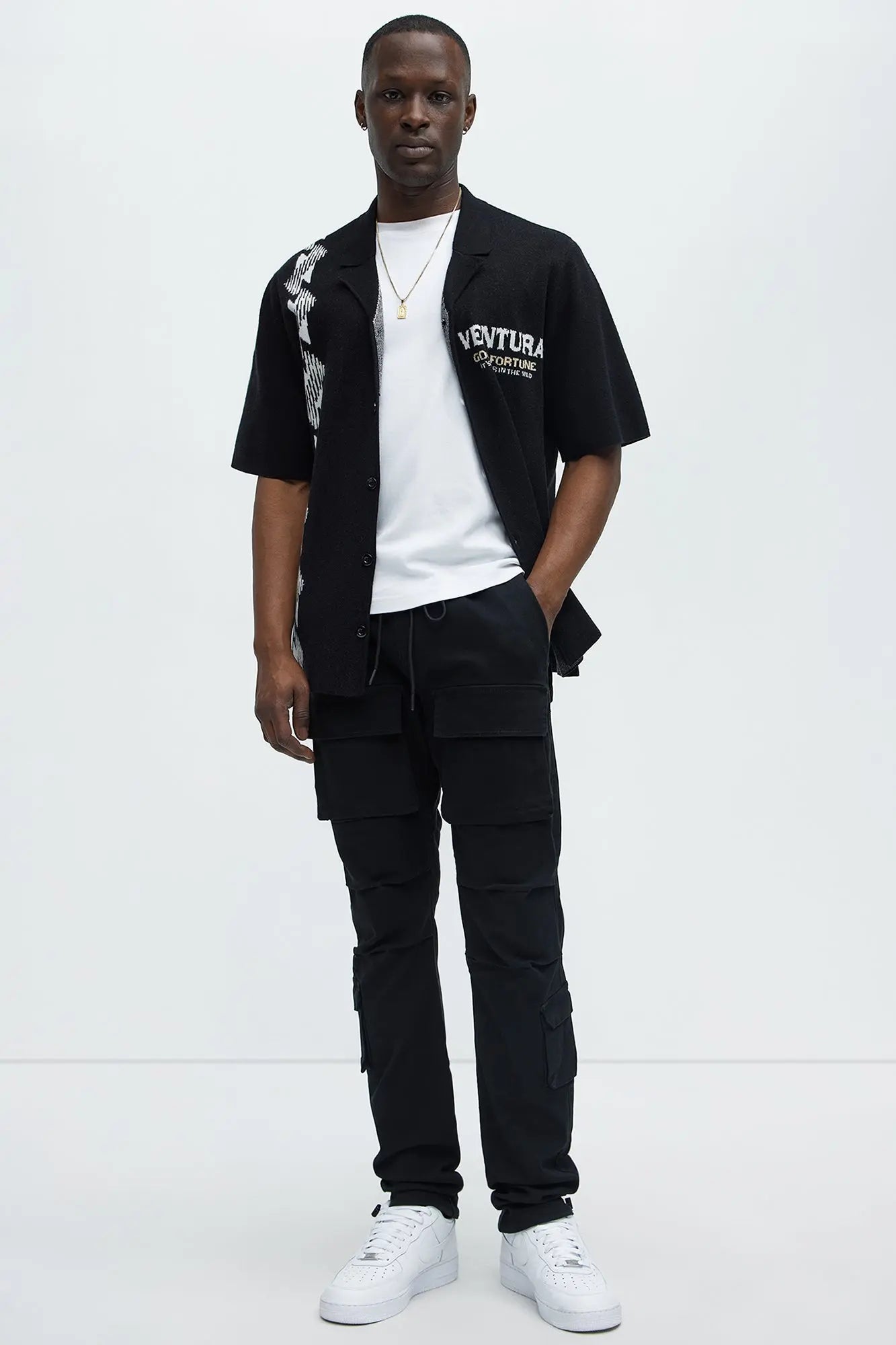All Good Slim Cargo Pants - Black Fashion Nova