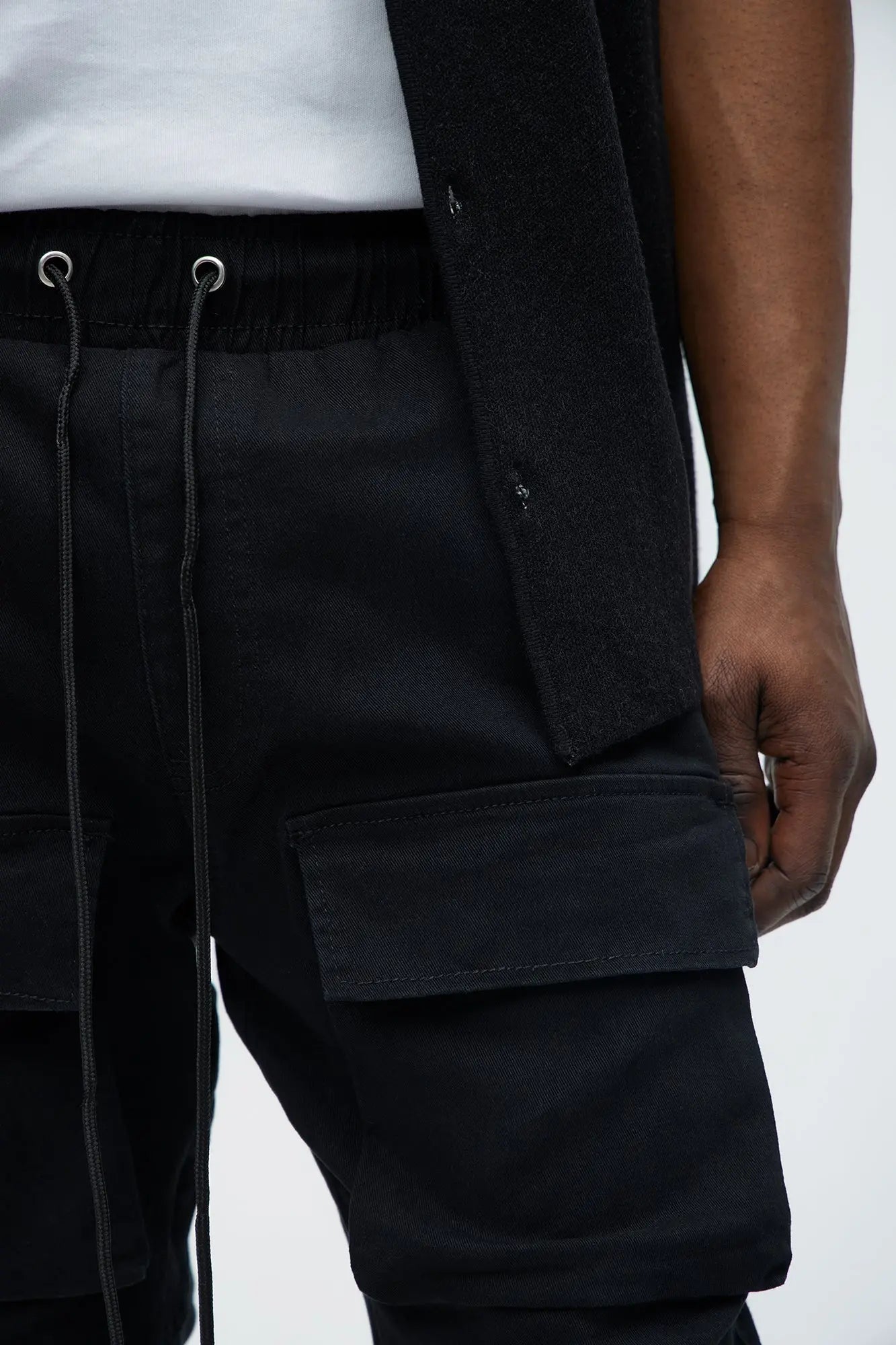 All Good Slim Cargo Pants - Black Fashion Nova