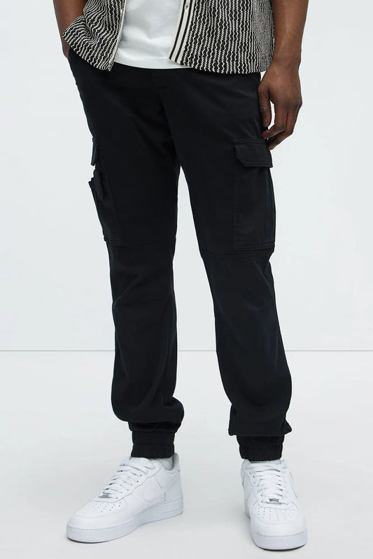 Slim Kryptonite Cargo Jogger - Black Fashion Nova