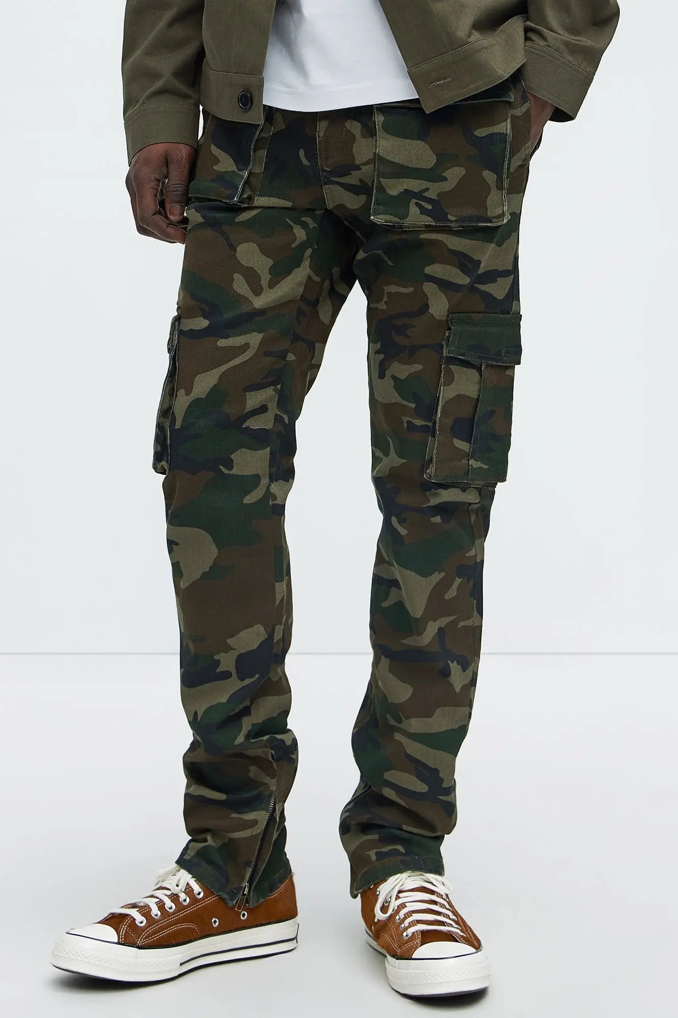 Hunter Slim Cargo Pants - Camouflage Fashion Nova