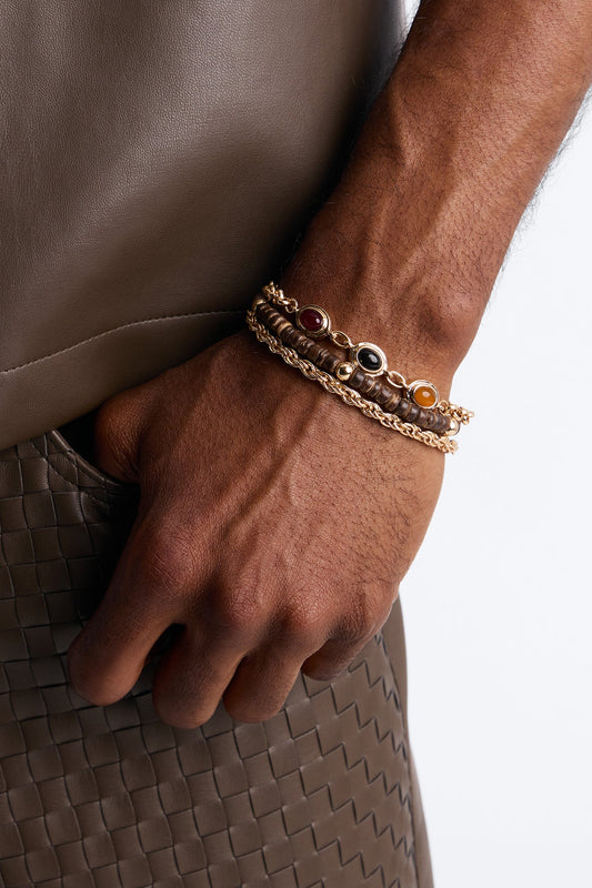 Elemental Intentions Bracelet Set - Gold Fashion Nova