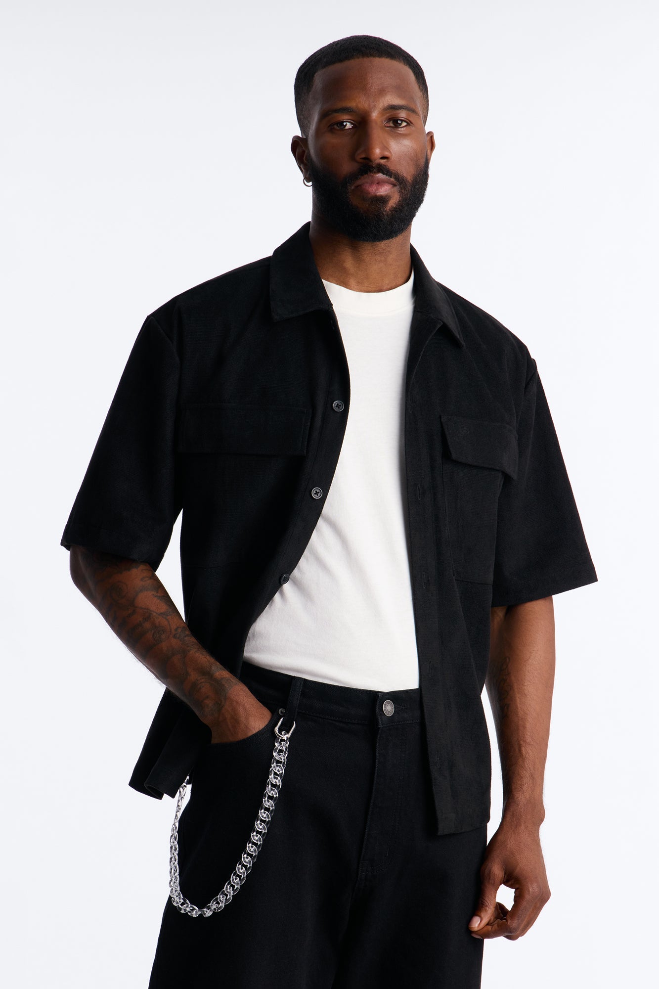Thick Clear Cuban Link Pant Chain - Clear Fashion Nova