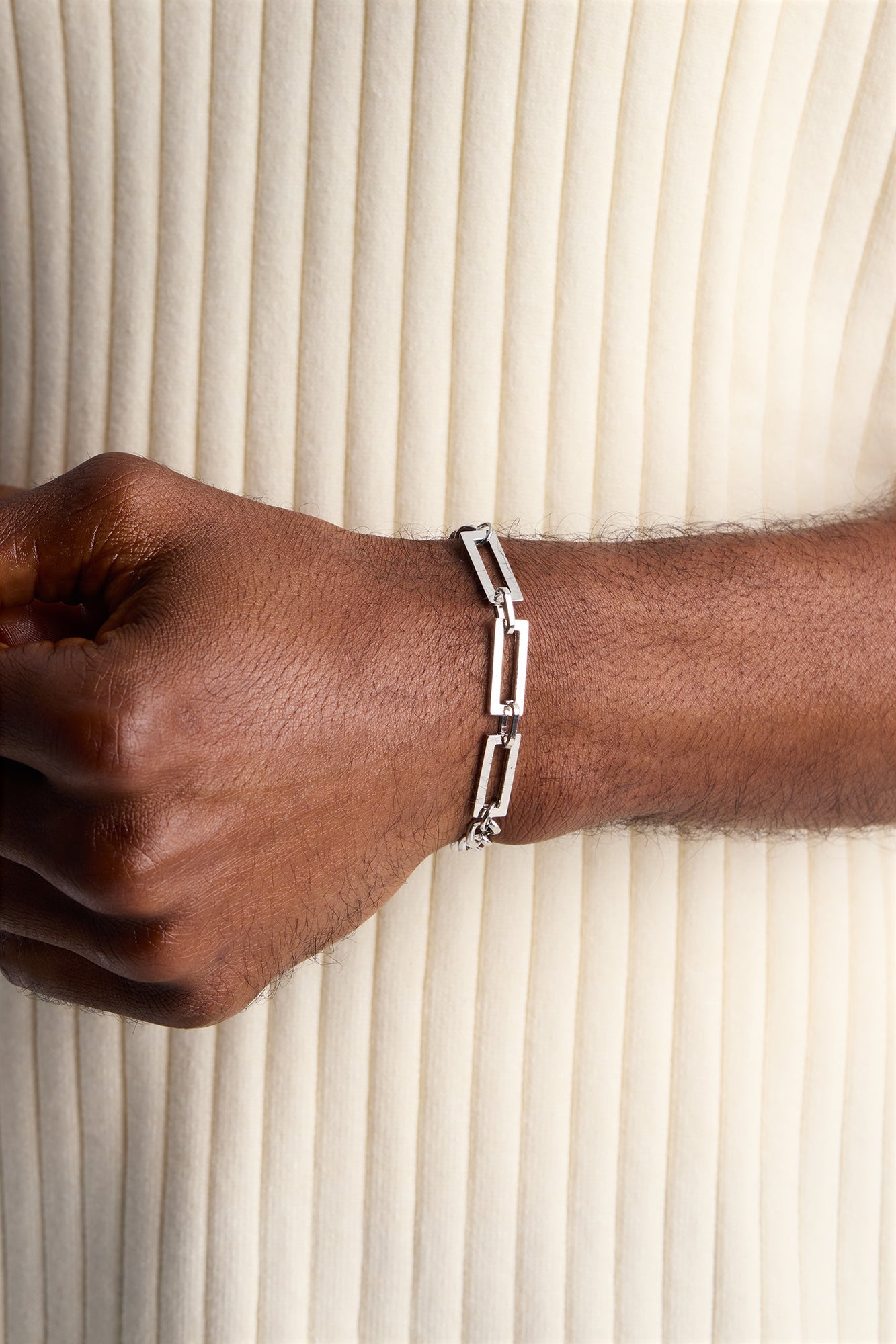 Going Solo Chain Link Bracelet - Silver Fashion Nova
