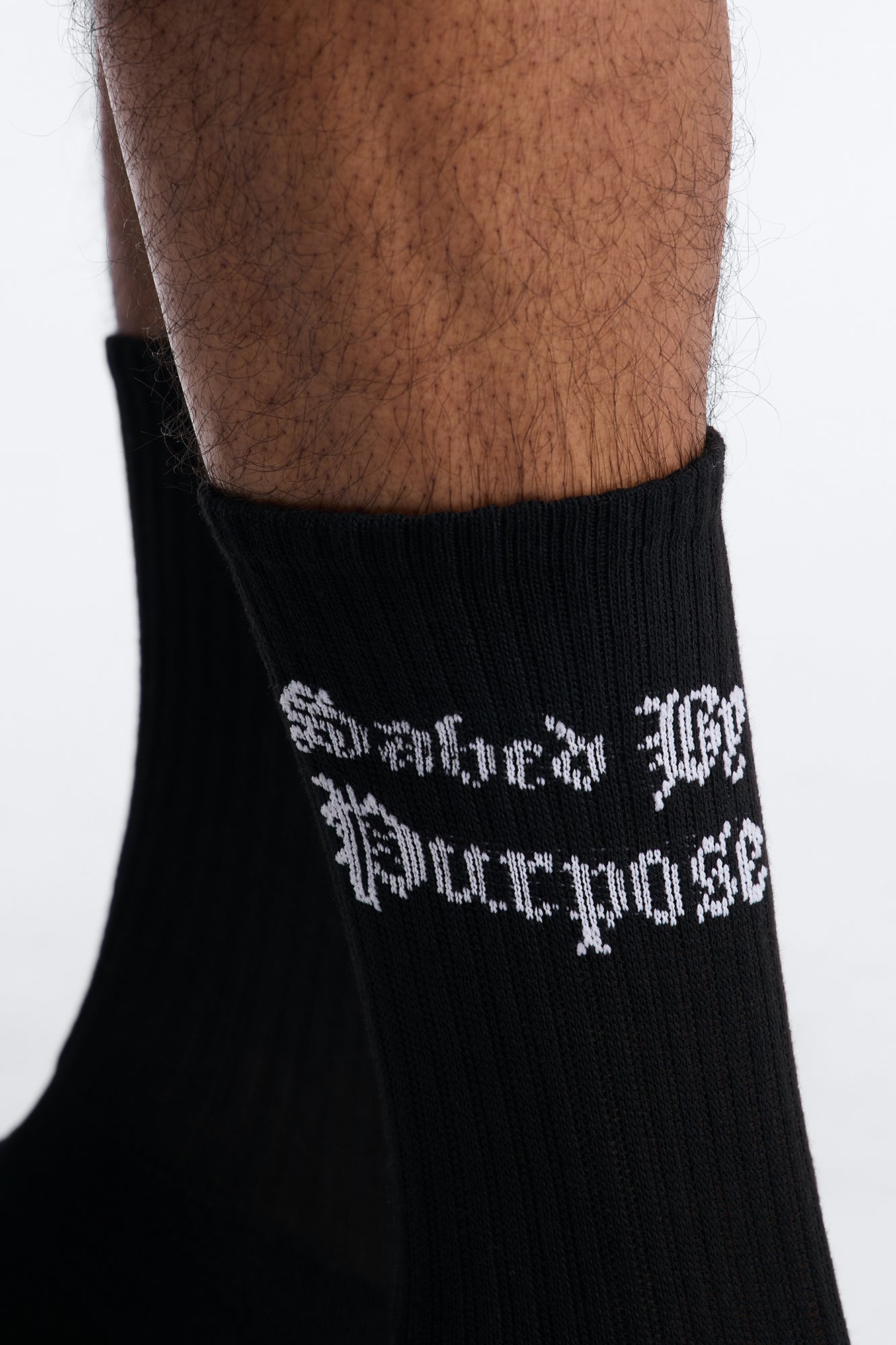 Blessed Solid Graphic Crew Socks 2 Pack - Tan/Multi Fashion Nova