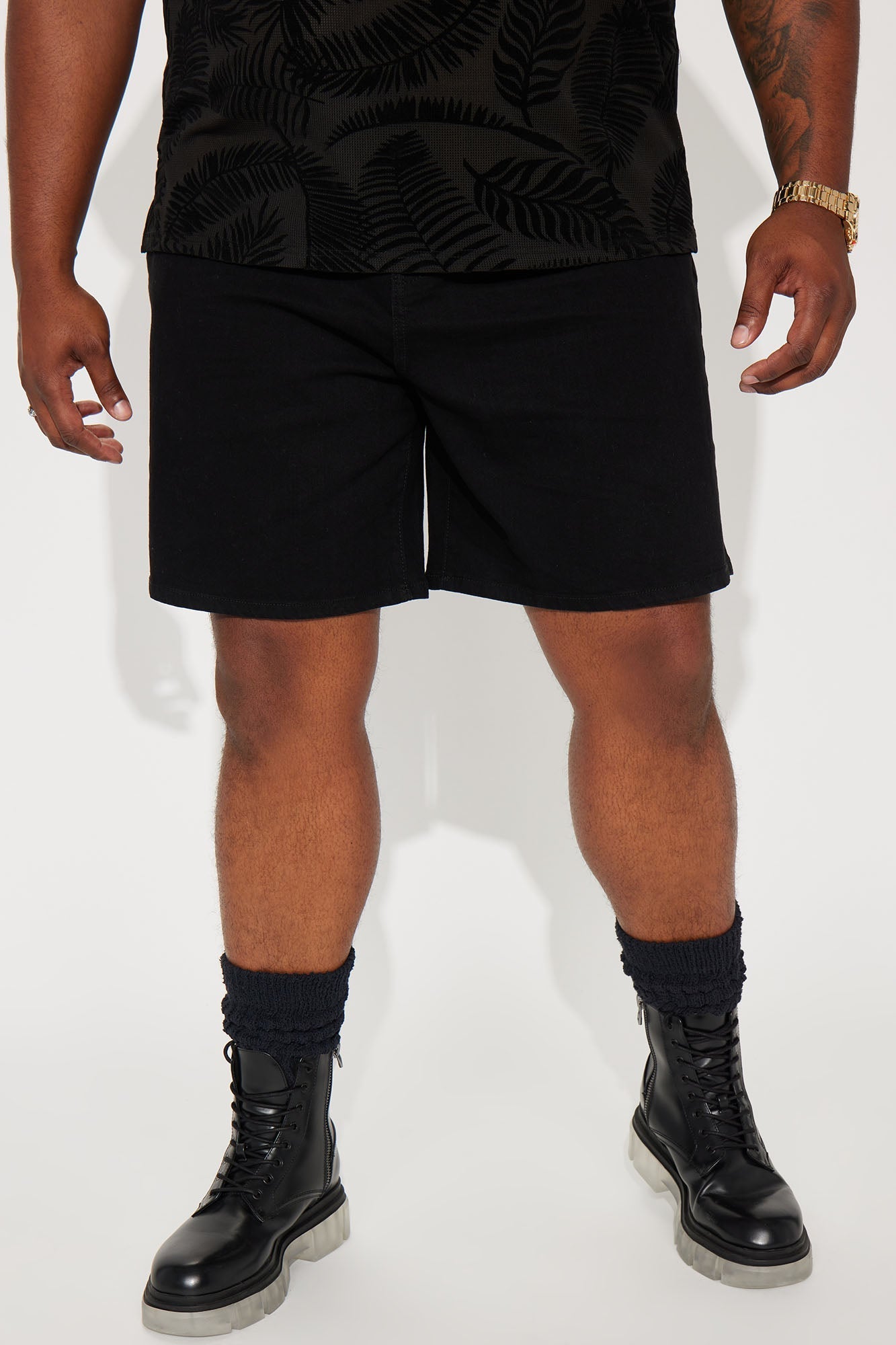 Mike Relaxed Denim Shorts - Black Fashion Nova