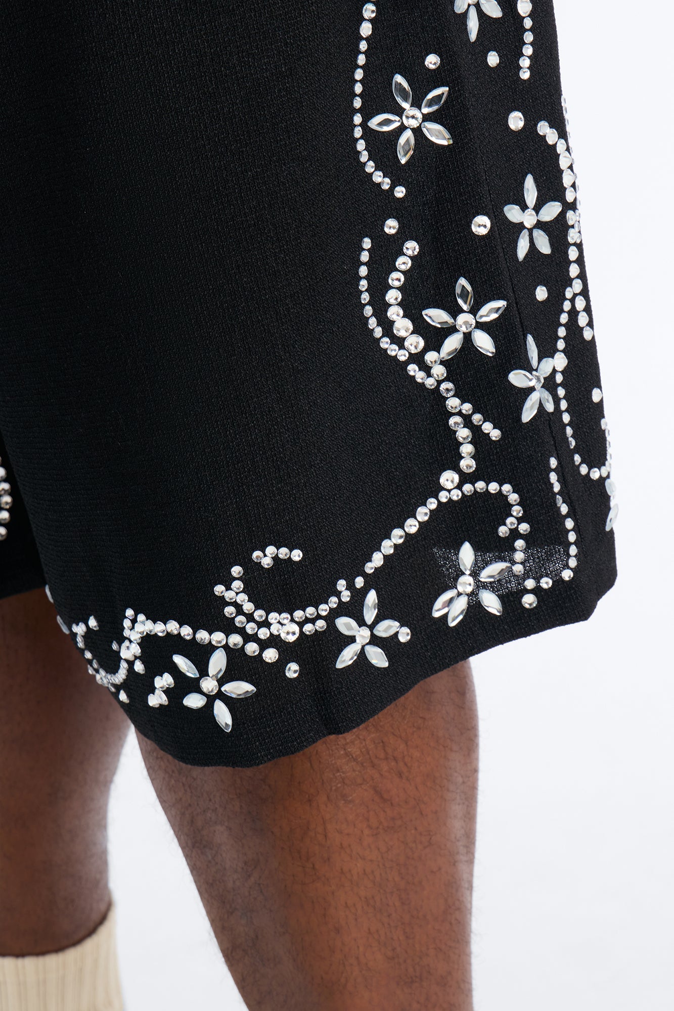 Baggy Wanderlust Pearl Journey Short - Black Fashion Nova