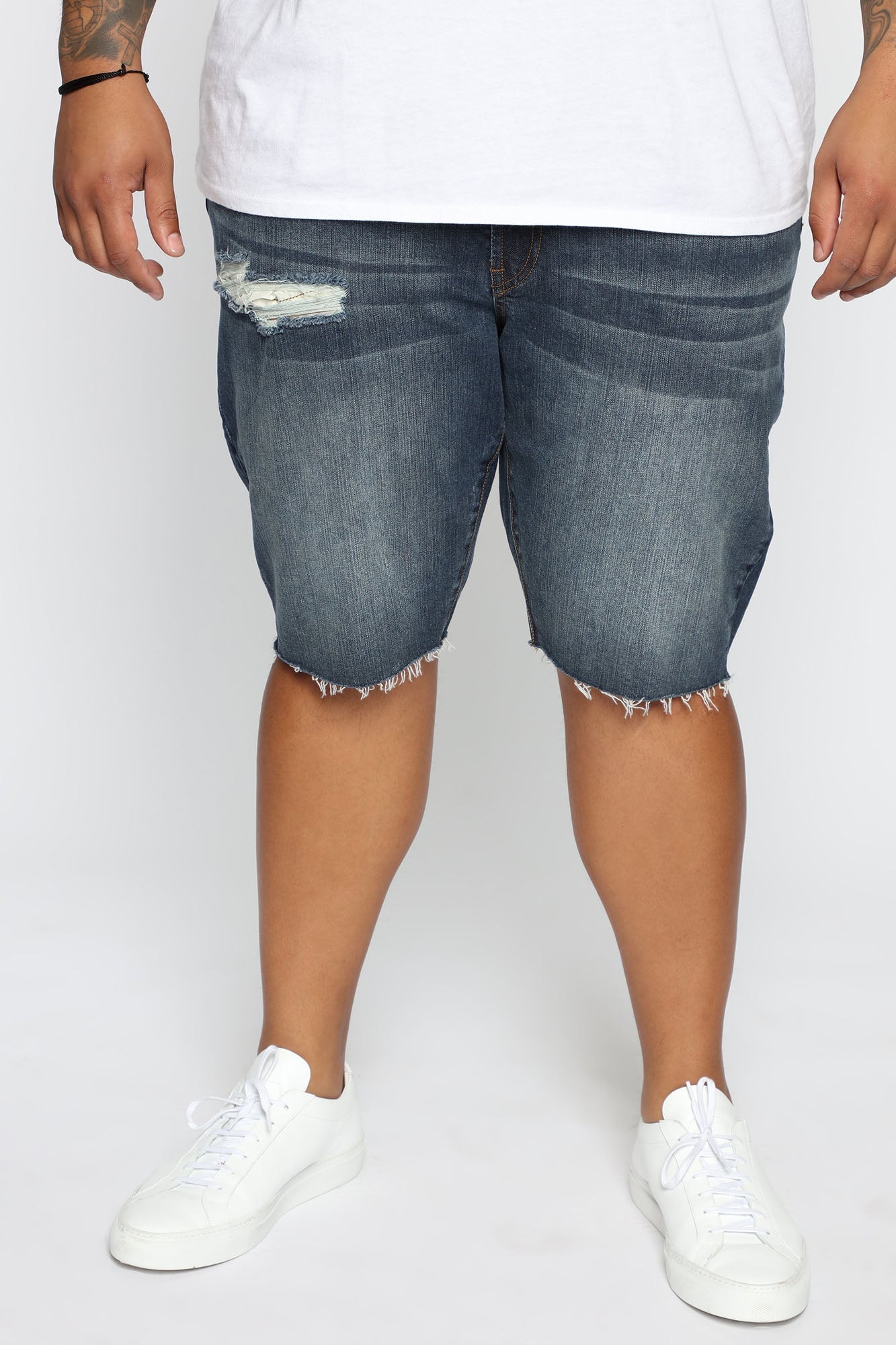 Earl Denim Shorts - Dark Wash Fashion Nova
