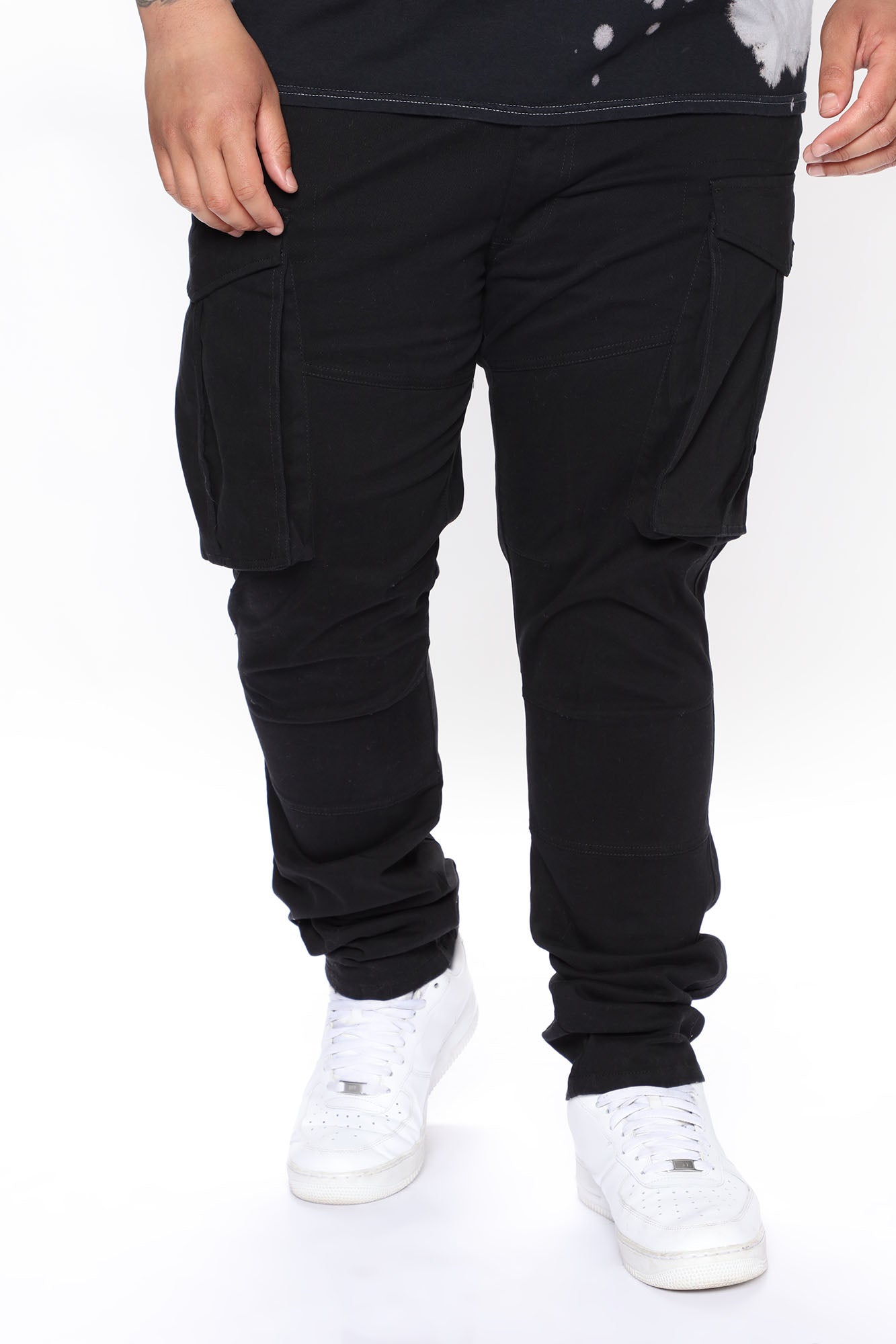 Summer Games Slim Cargo Pants - Black Fashion Nova